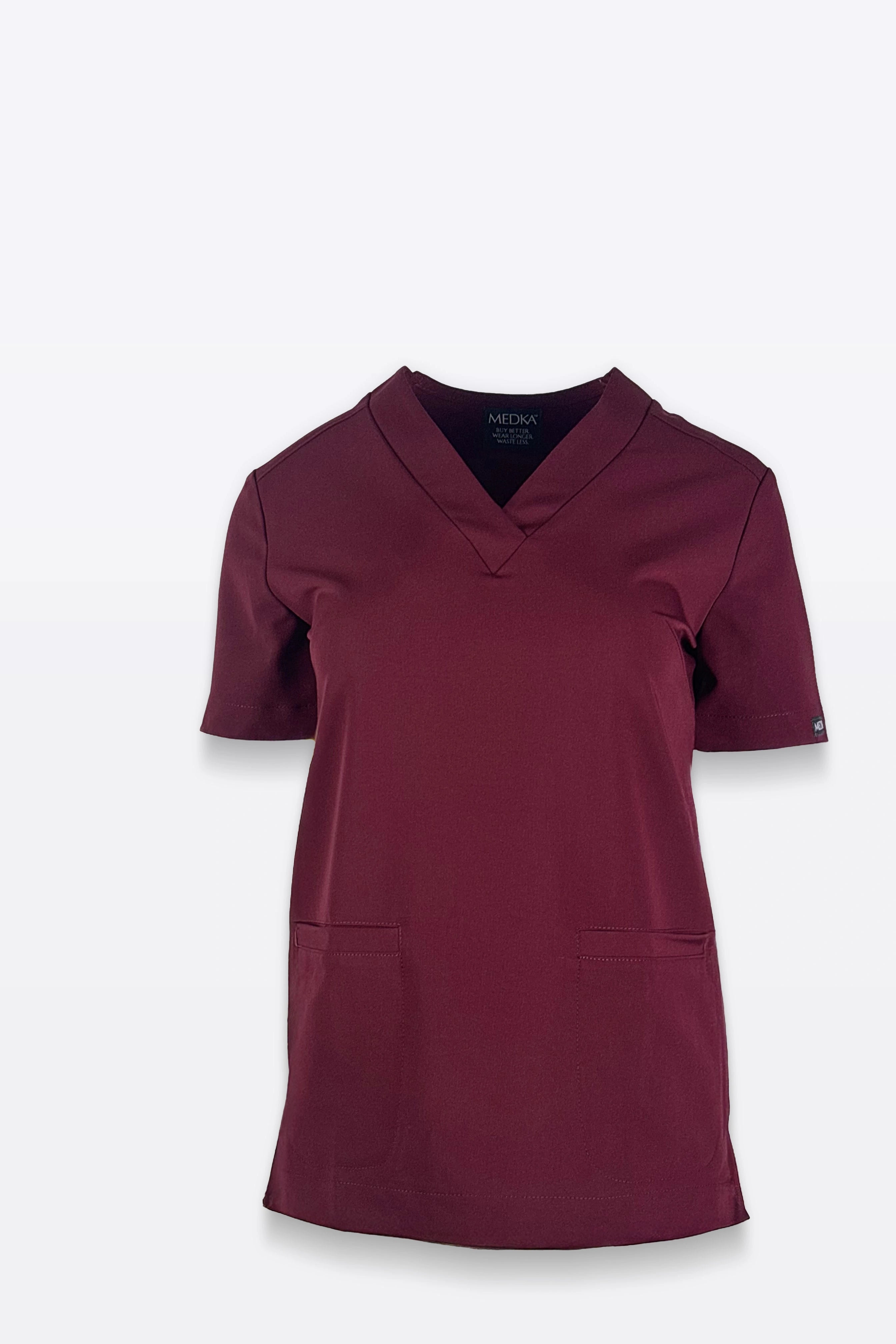 Bluza medyczna damska Moxi w kolorze cherry smoke packshot