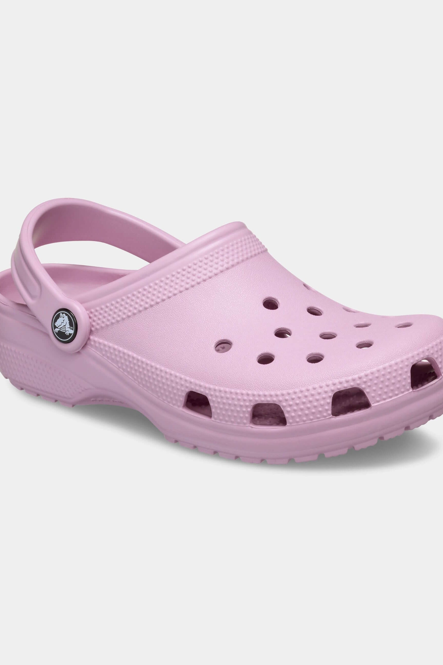 Buty medyczne Crocs classic różowe widok z boku