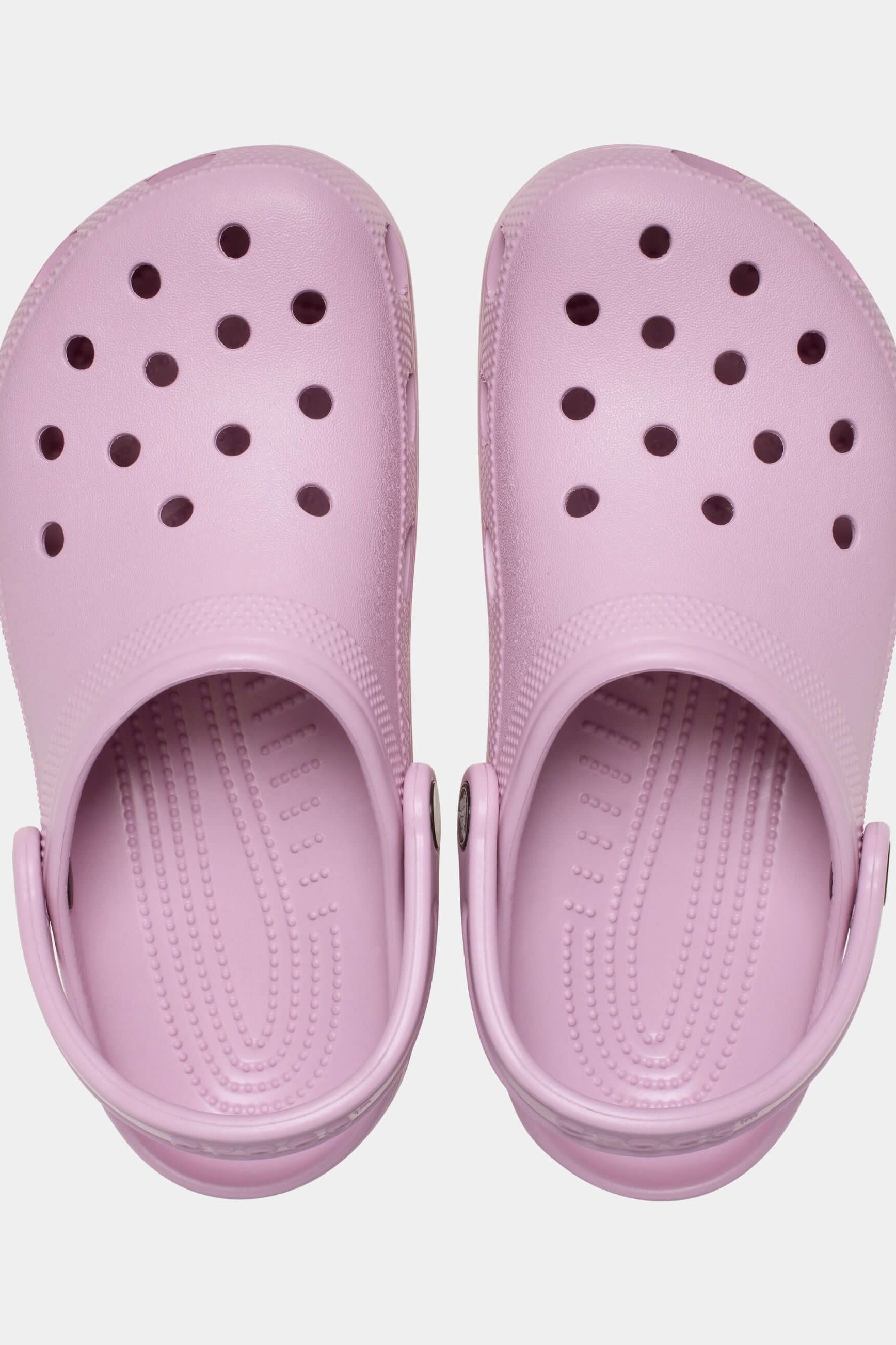 Buty medyczne Crocs classic różowe widok z góry