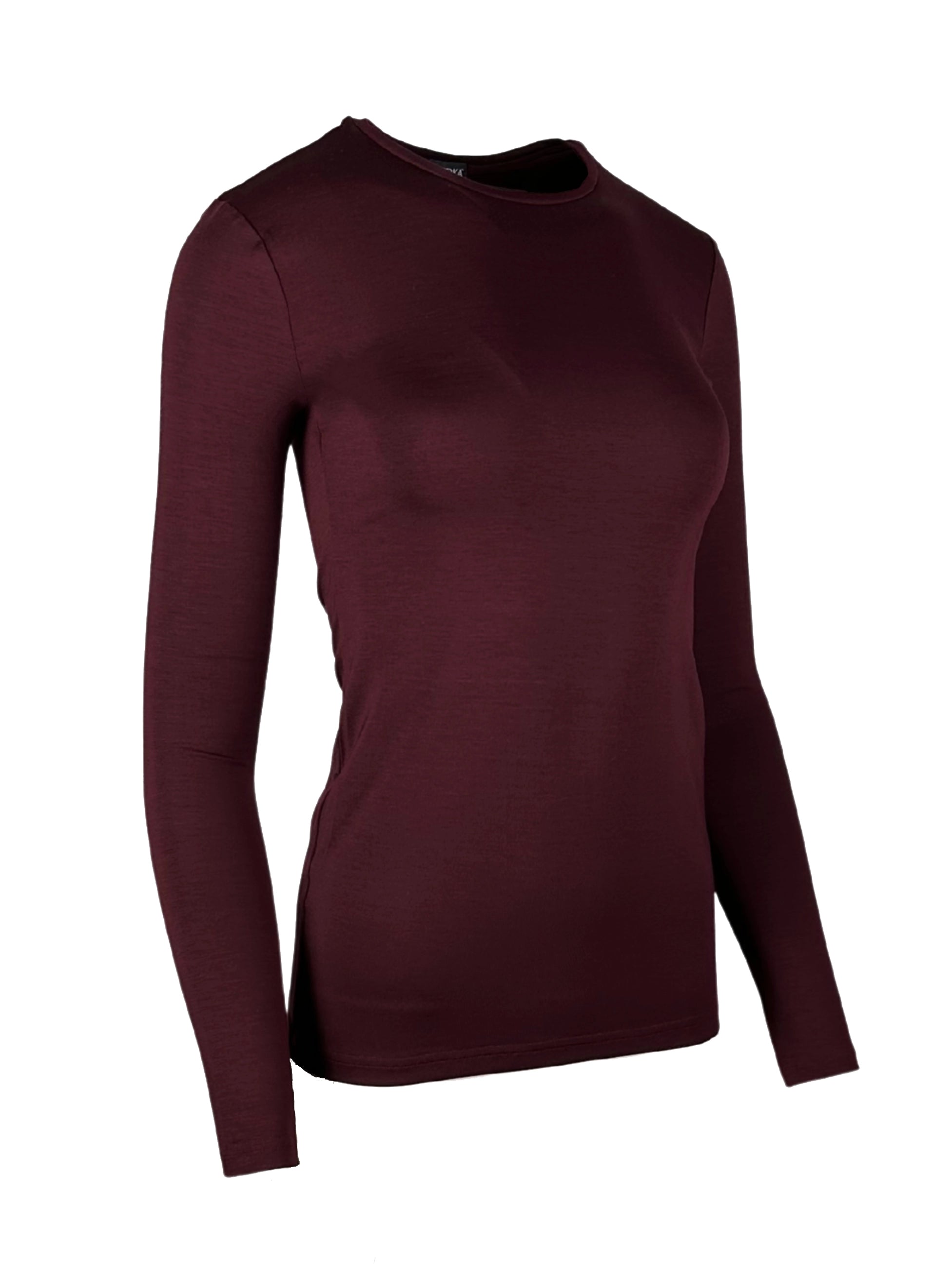 Koszulka medyczna damska Longsleeve cherry smoke bok