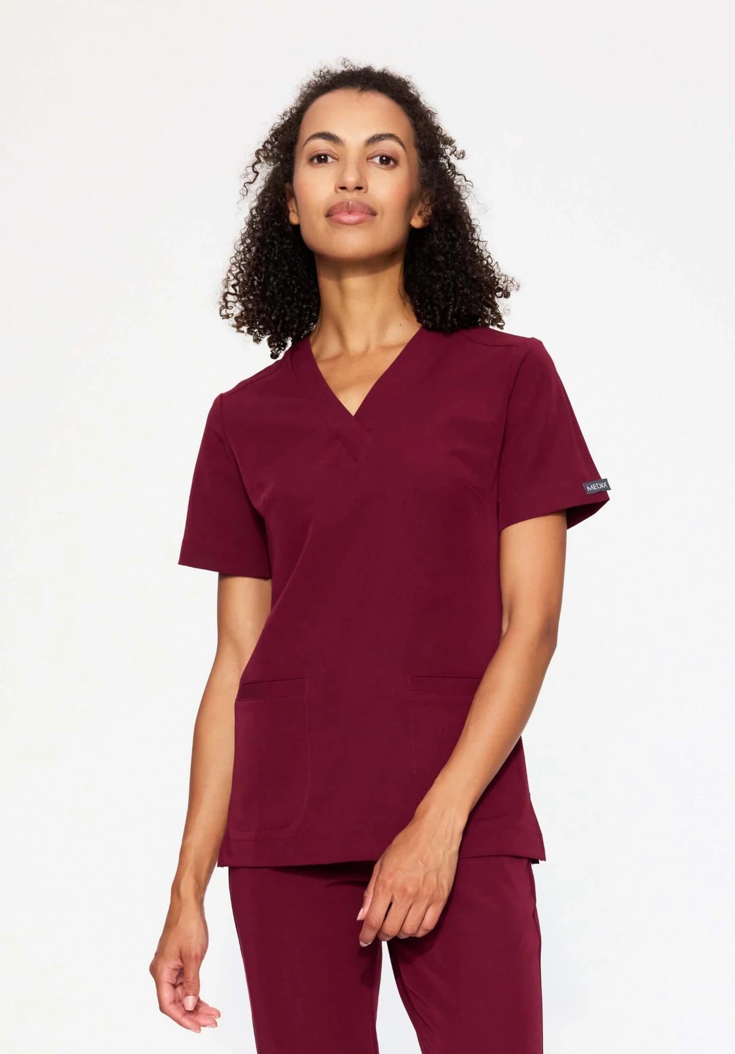 Bluza medyczna damska - MOXI cherry smoke - Medka