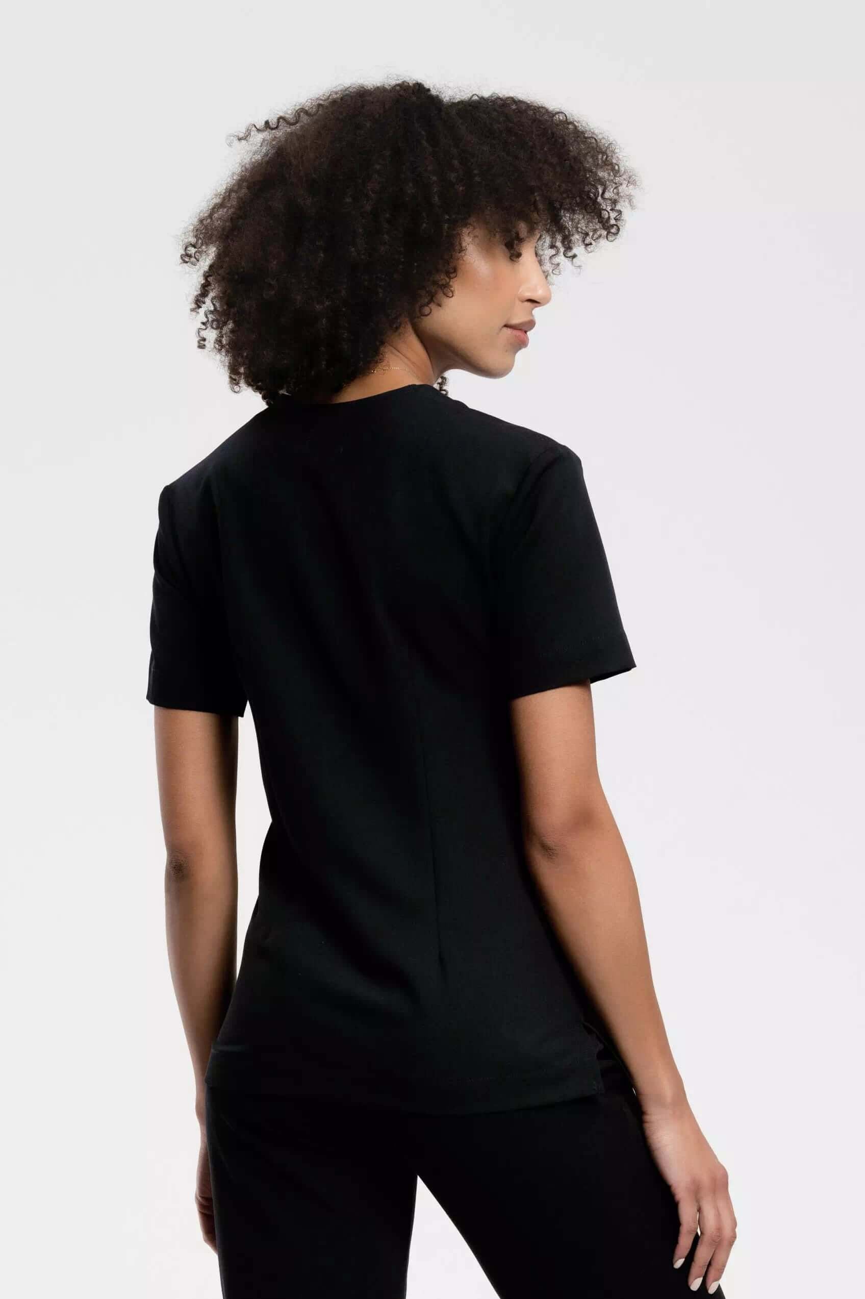 bluza medyczna moxi kolor czarny