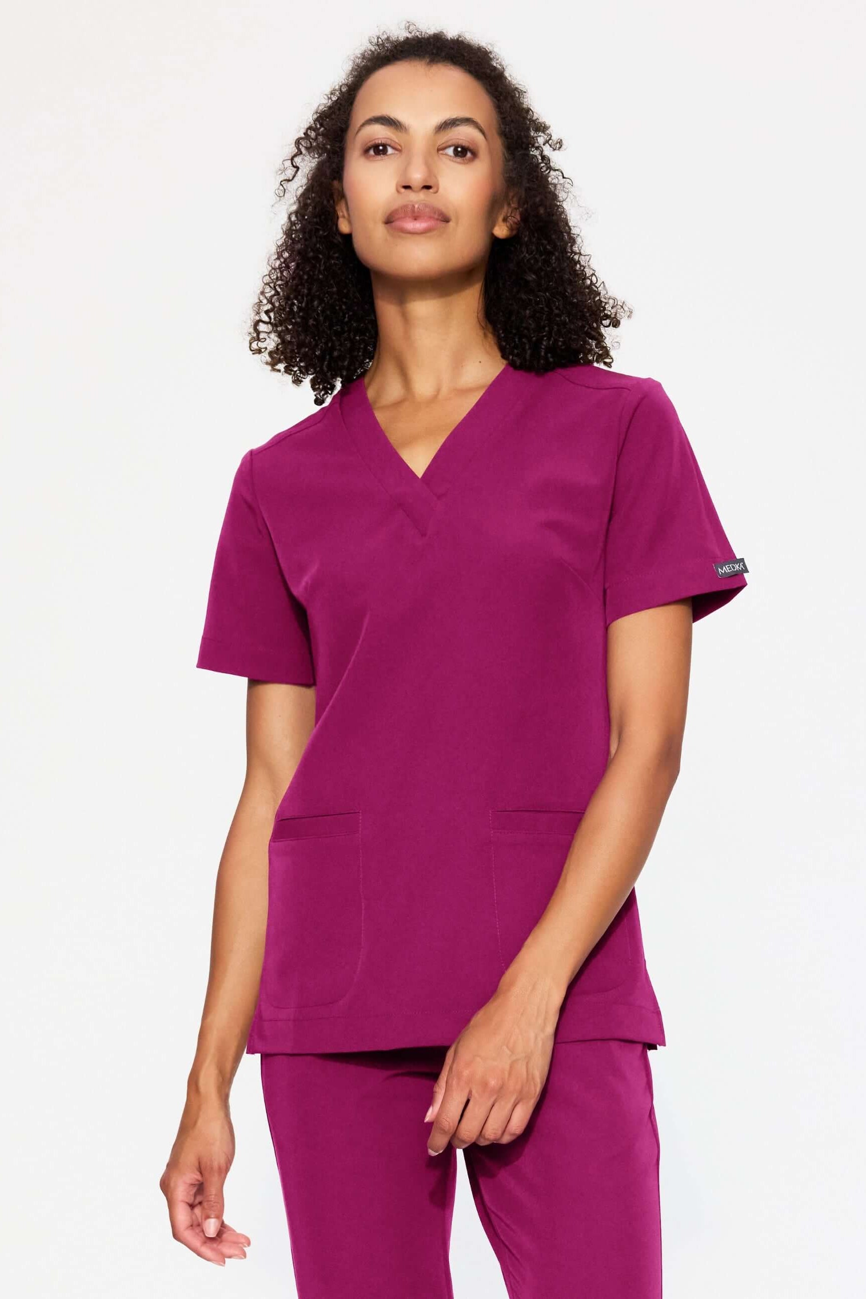 Bluza medyczna damska MOXI deep rose