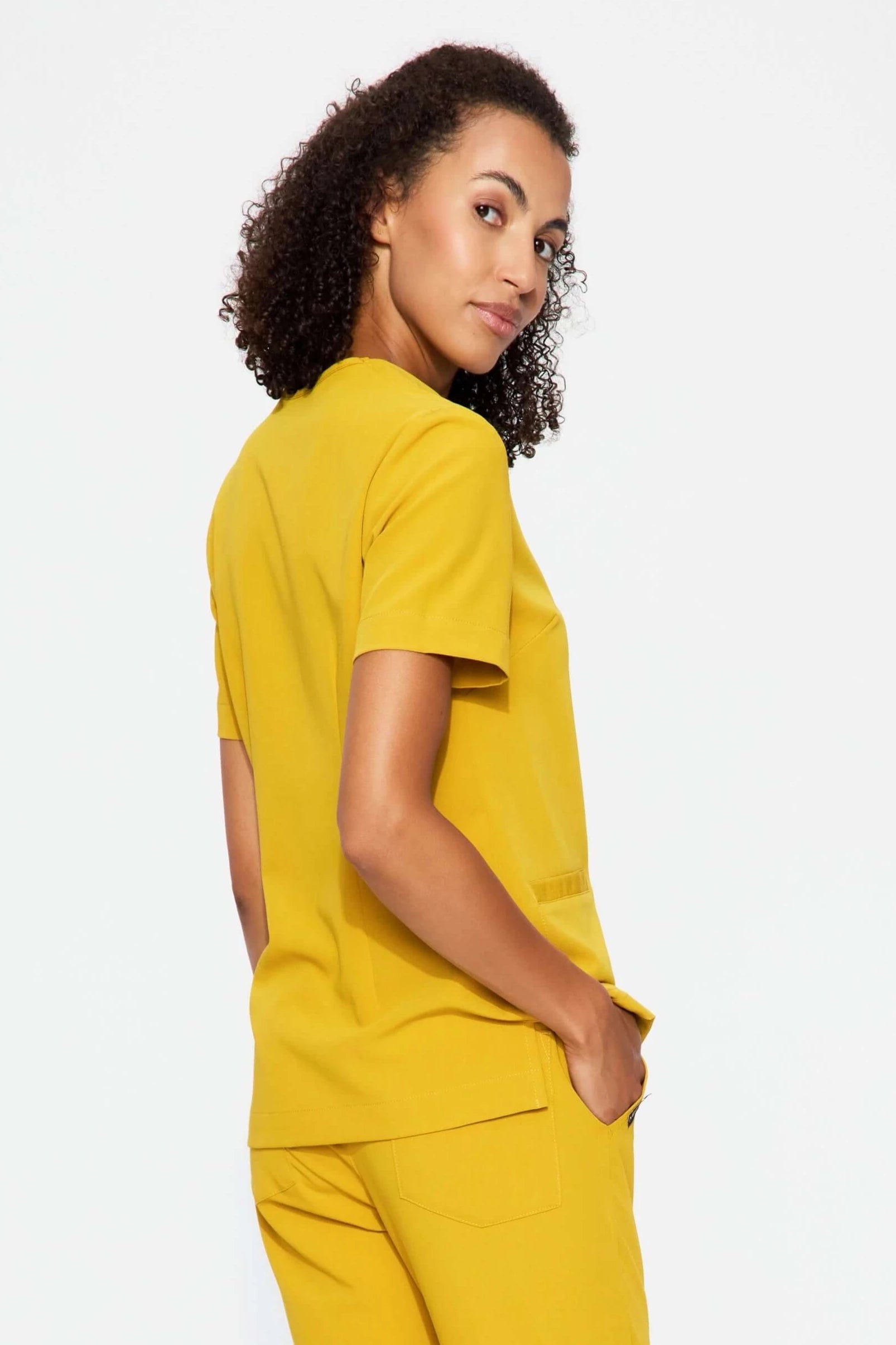 Bluza medyczna damska - MOXI mango tył