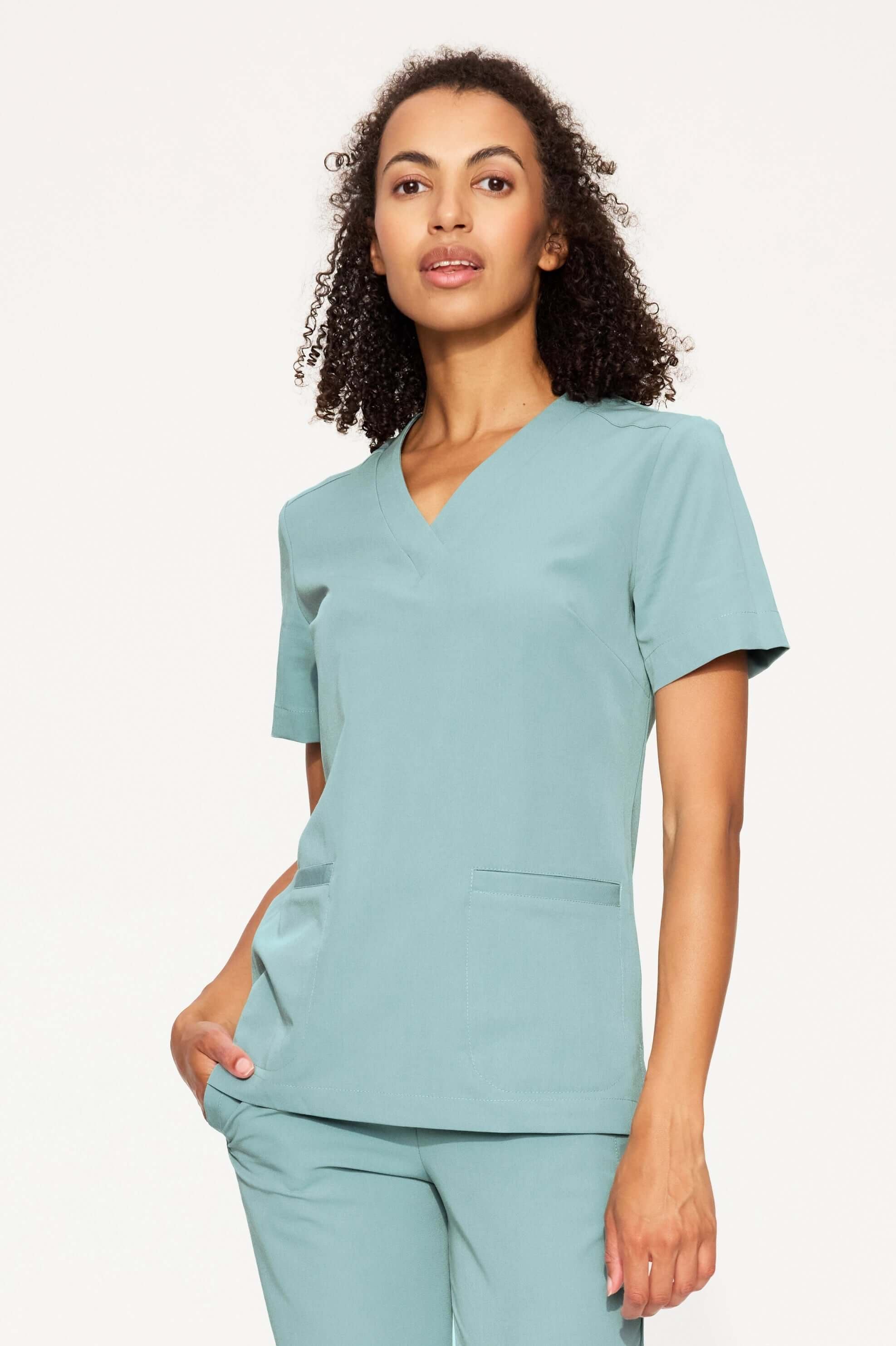 Bluza medyczna damska - MOXI szałwia