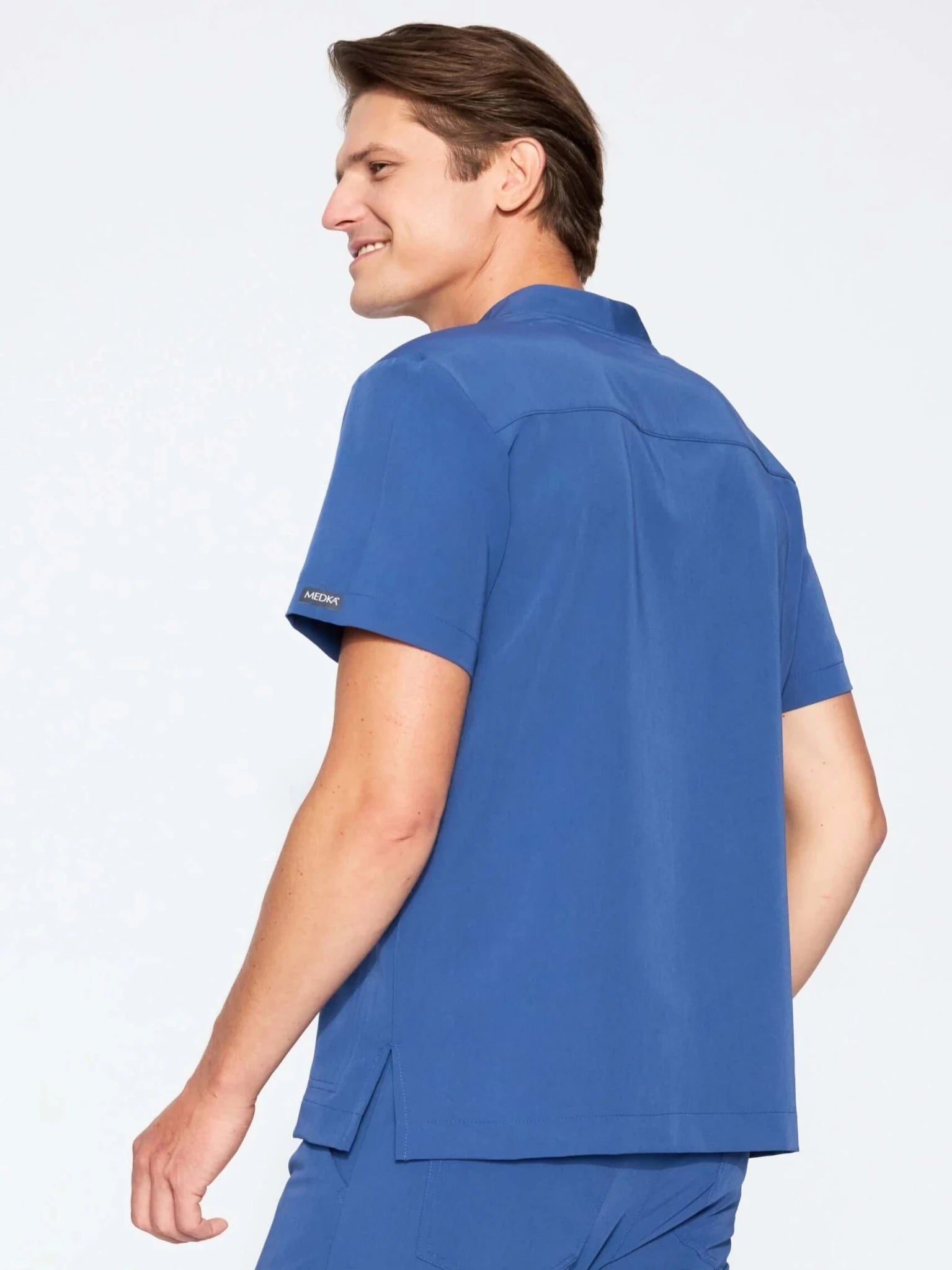 Men's medical sweatshirt - AXIS indigo back