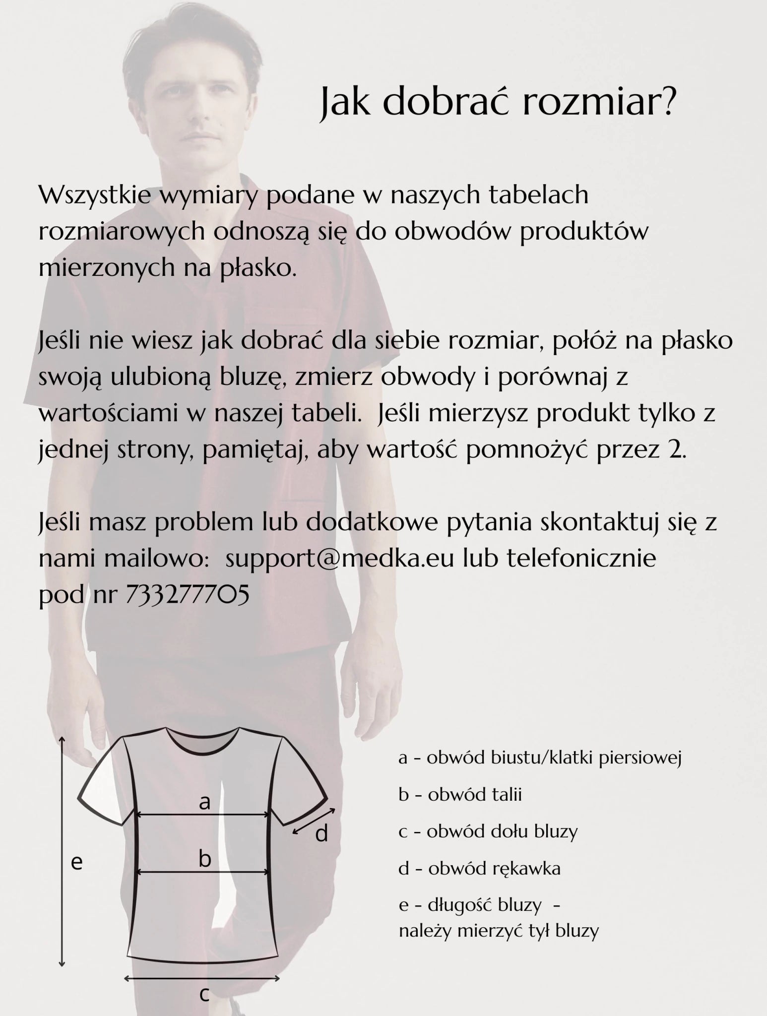 Bluza medyczna męska - FORTIS cherry smoke z logo PUM - Medka