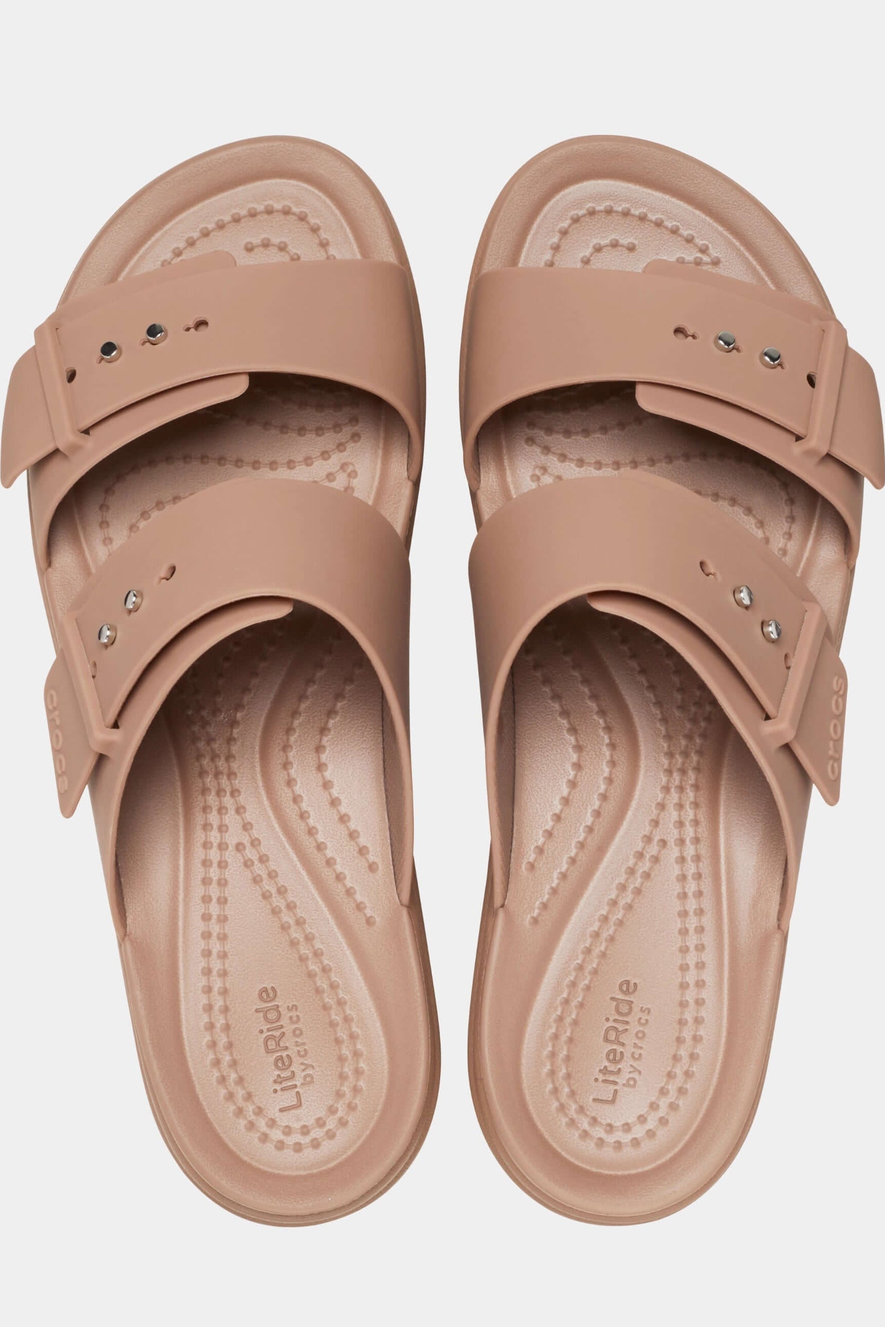 Buty medyczne Crocs Brooklyn latte z góry