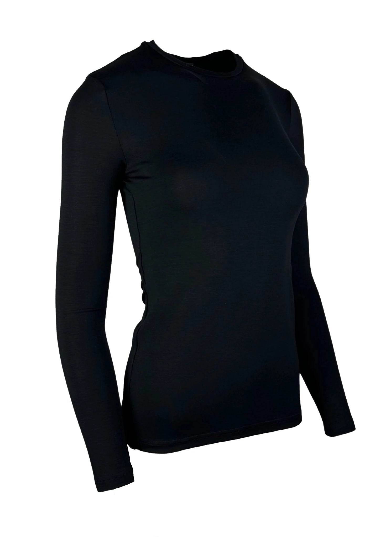Koszulka medyczna damska Longsleeve czarny - Medka