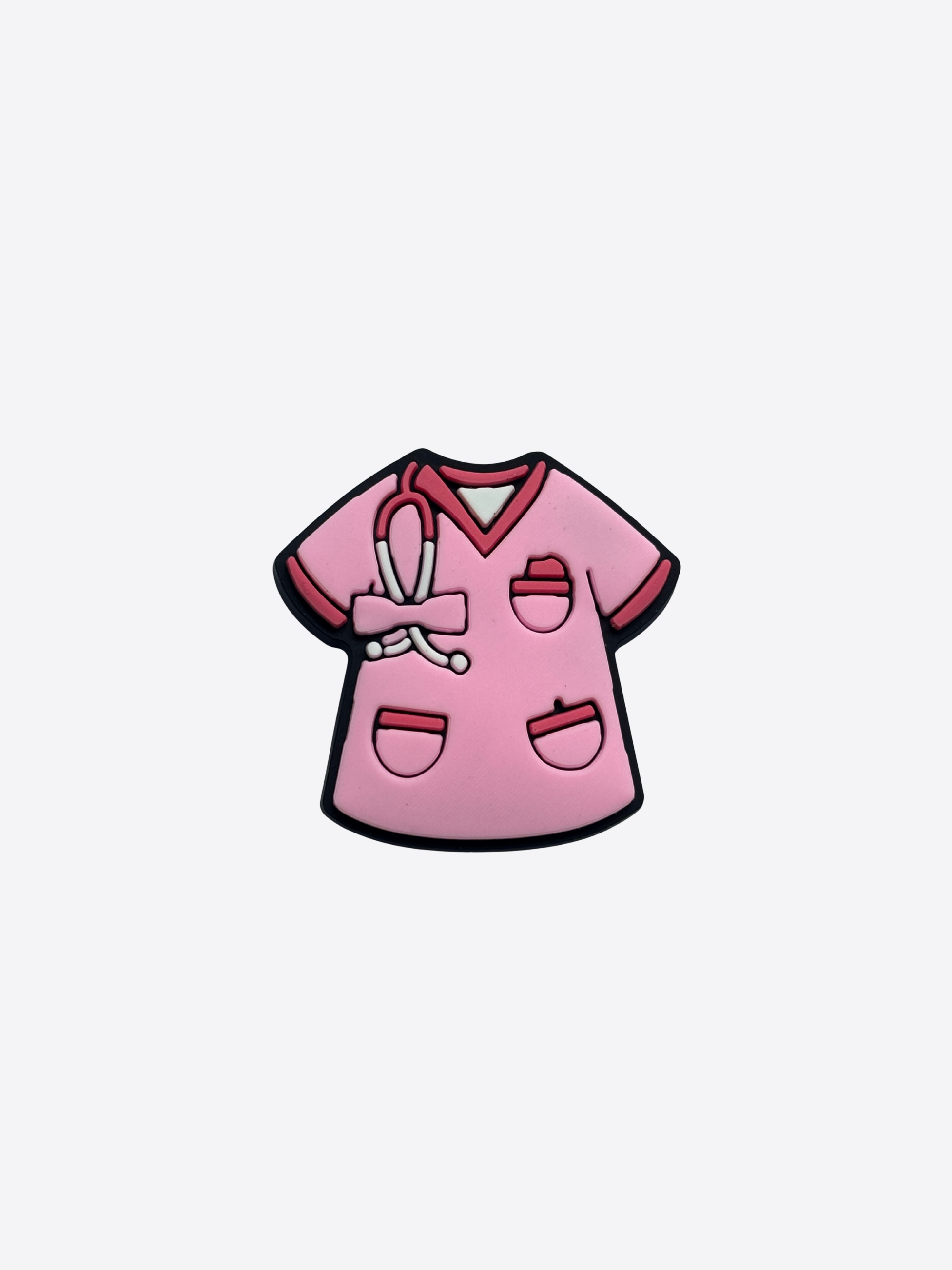 Przypinka do crocsów pink scrubs