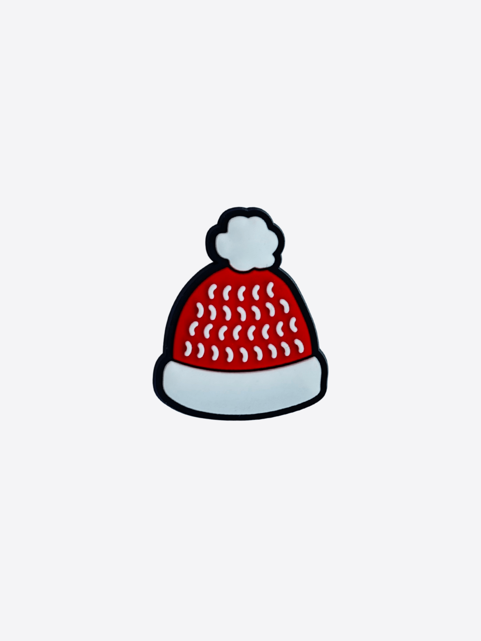 Mikulás sapka crocs pin