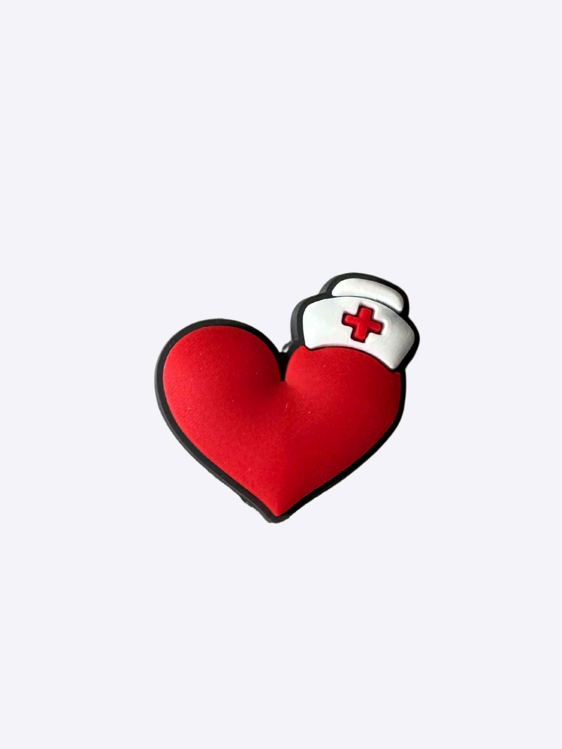 Przypinka do crocsów serce