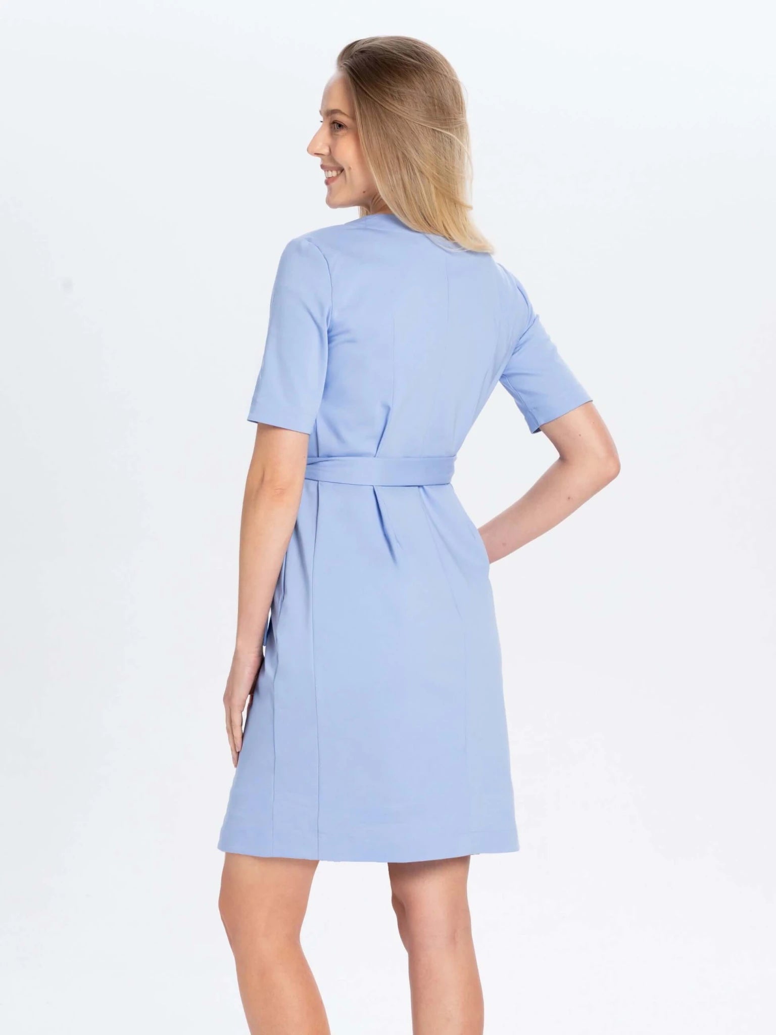 Sukienka medyczna i kosmetyczna Thea crystal blue - Medka