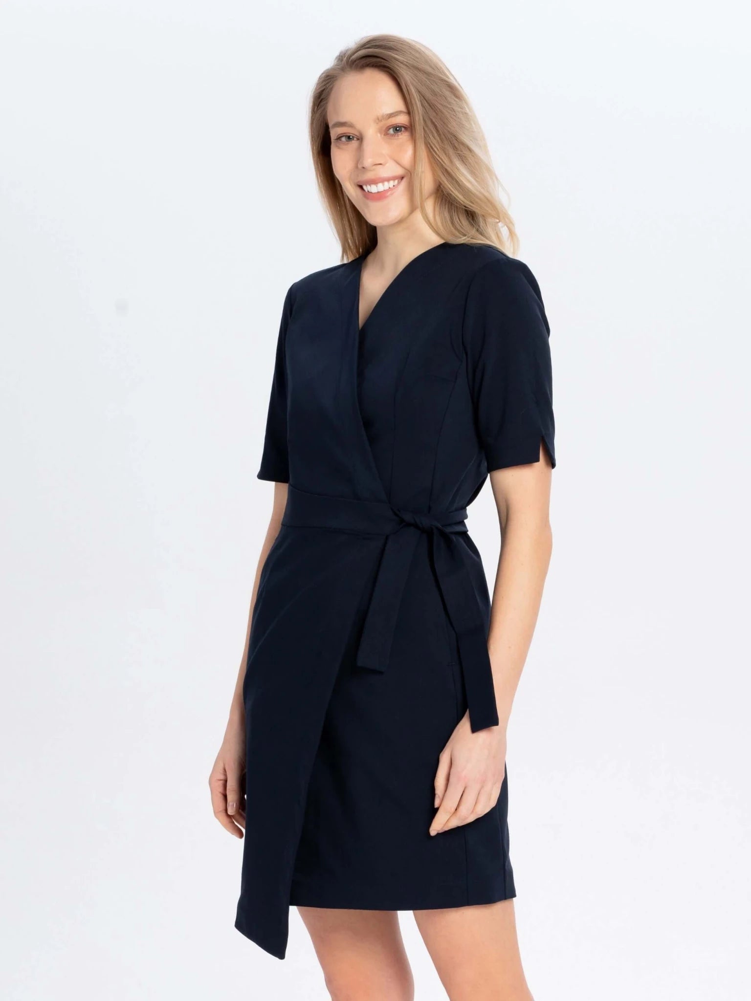 Sukienka medyczna i kosmetyczna Thea navy blue - Medka