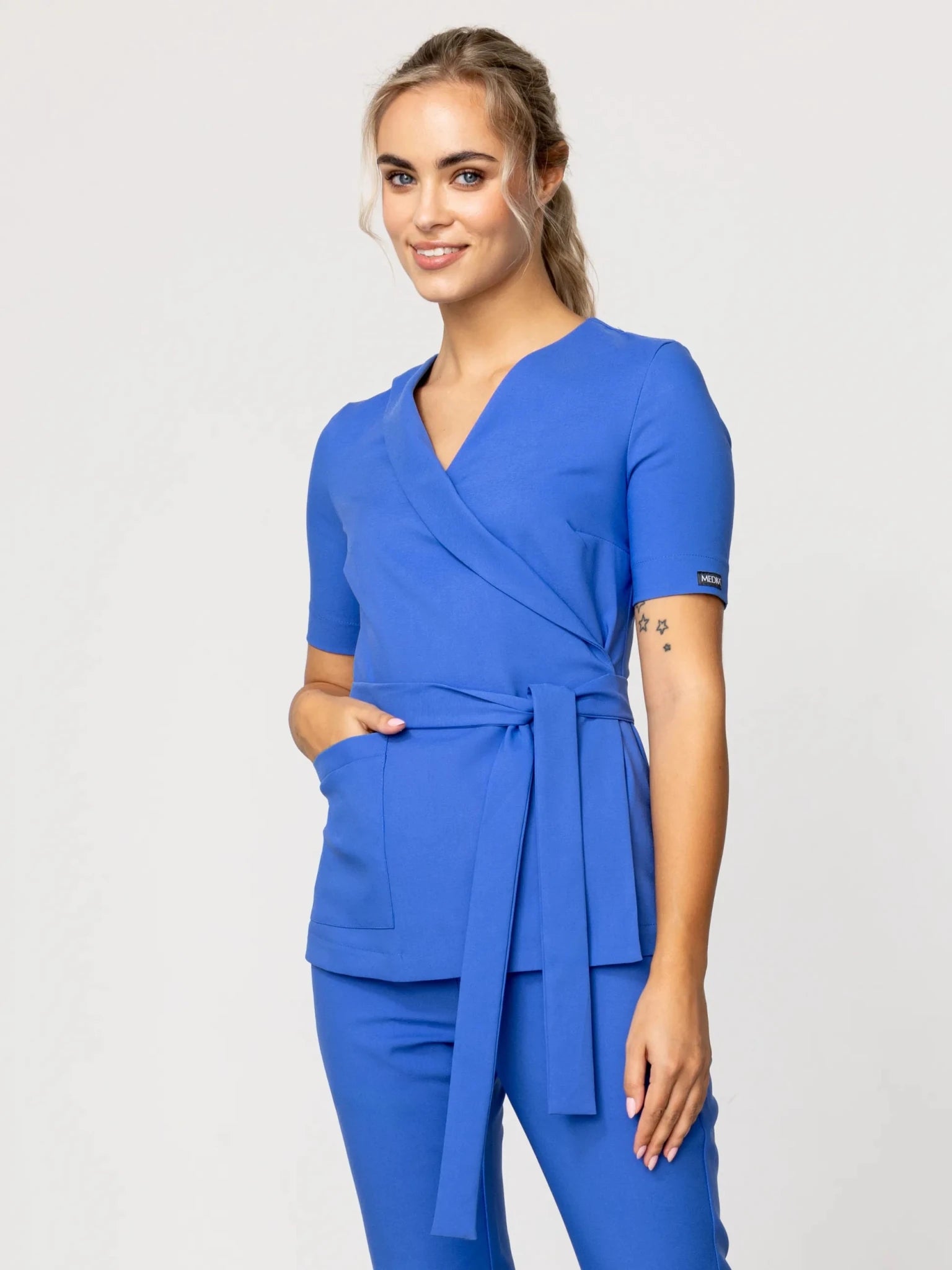 Tunika medyczna - NAYA vein blue - Medka