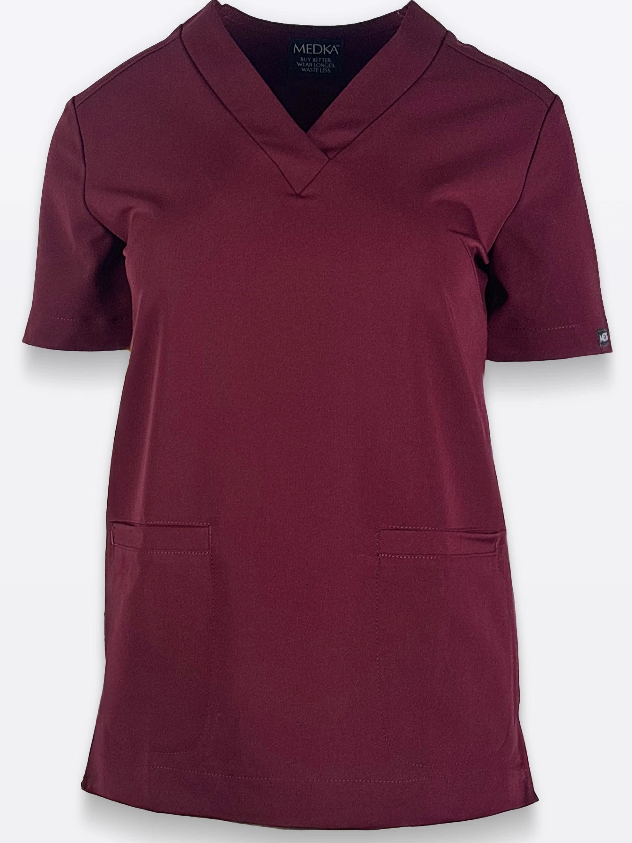 Bluza medyczna damska Moxi w kolorze cherry smoke packshot