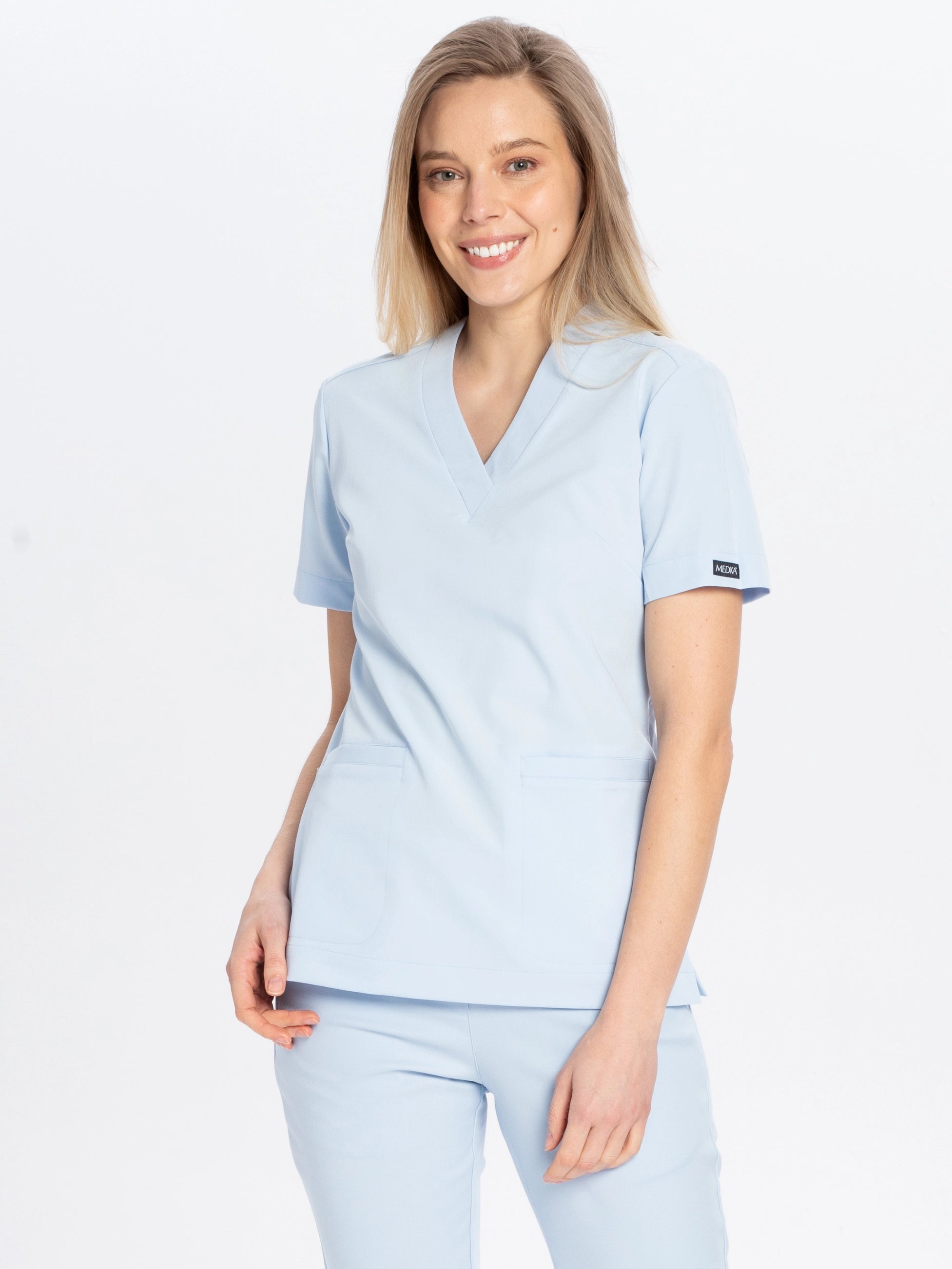 Bluza medyczna damska MOXI sky blue