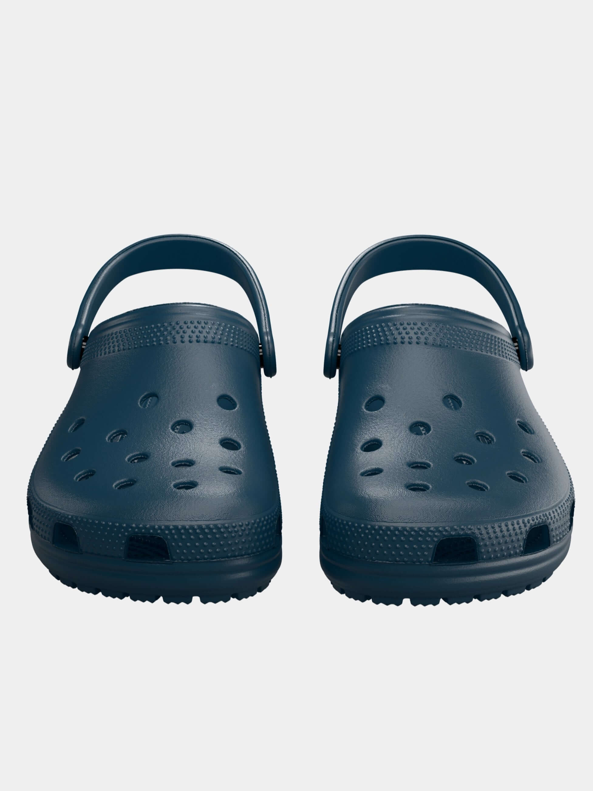 Buty medyczne Crocs classic navy blue widok z przodu