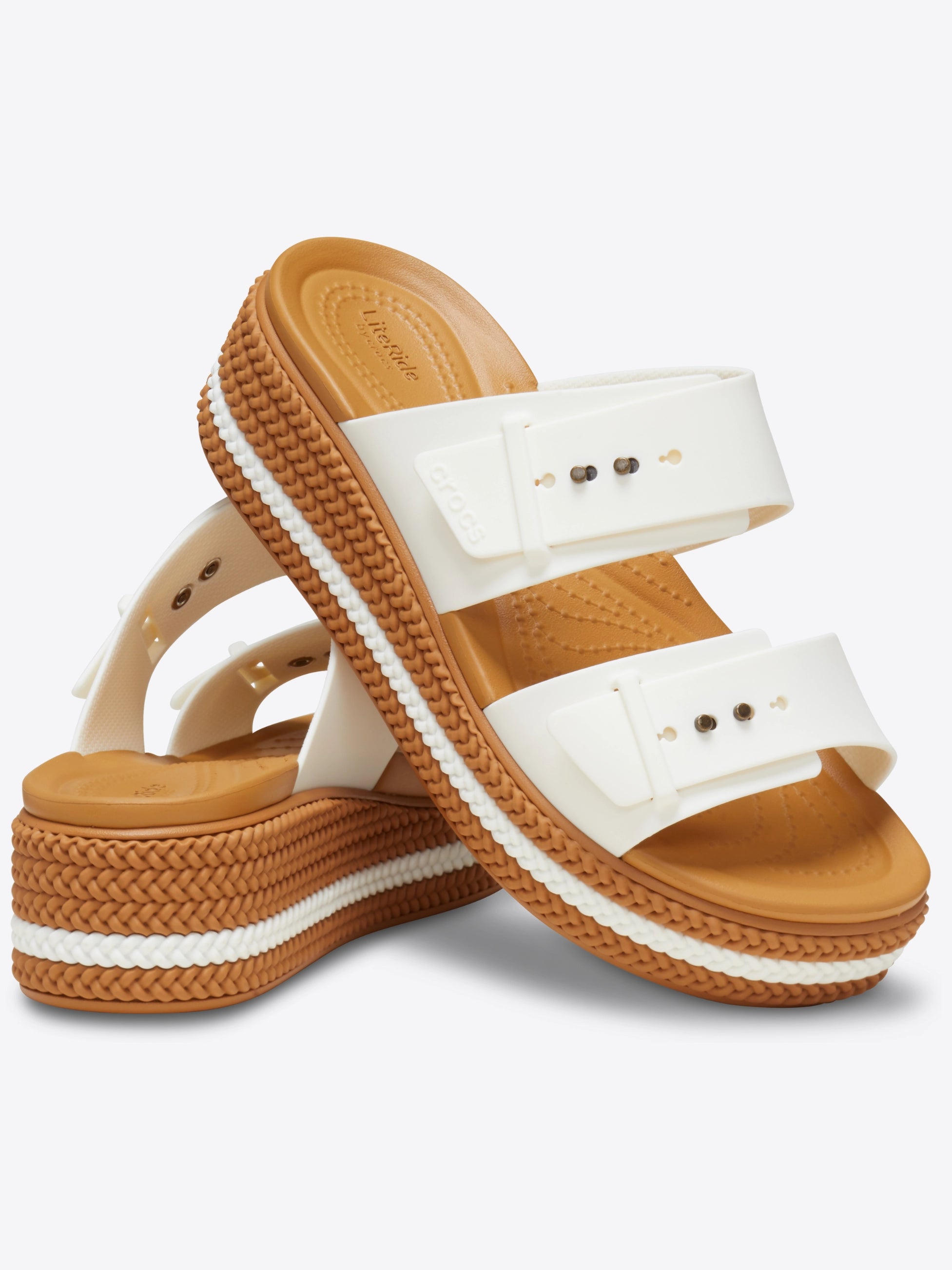 Buty medyczne Crocs Brooklyn chalk