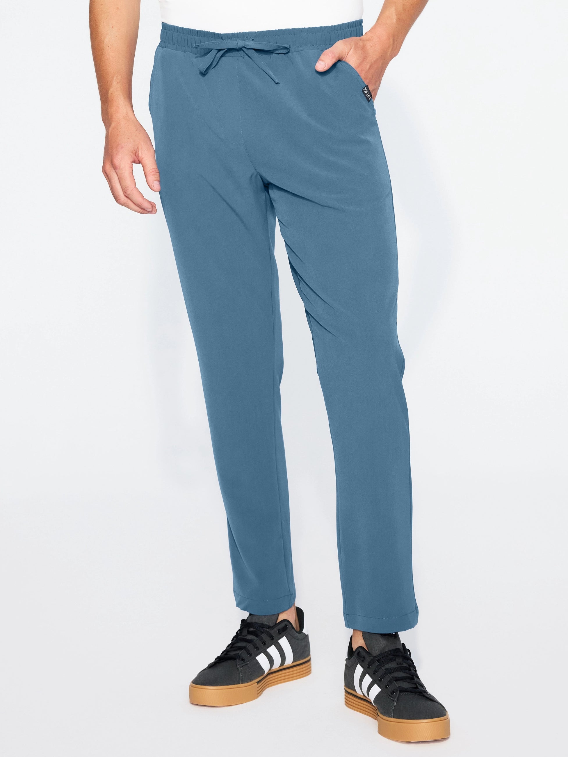 Spodnie medyczne męskie MARGO candy blue