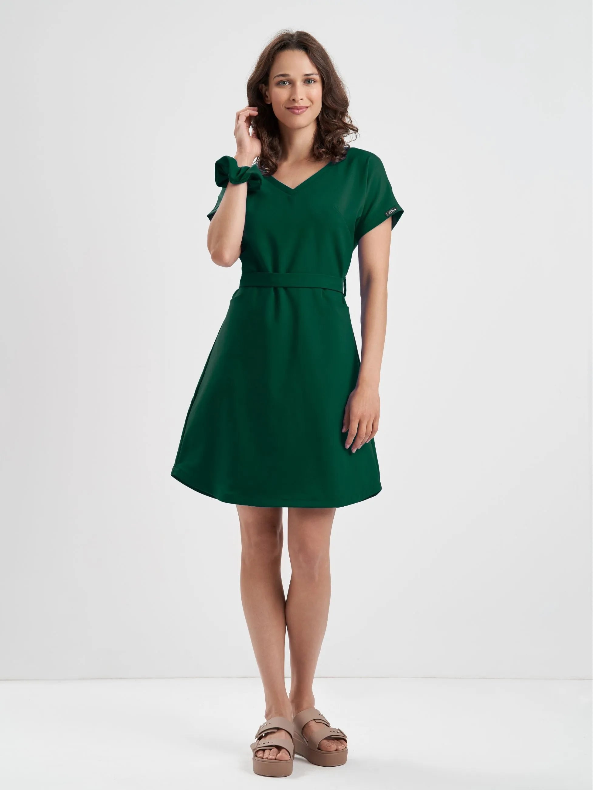 Sukienka medyczna i kosmetyczna Livia emerald green