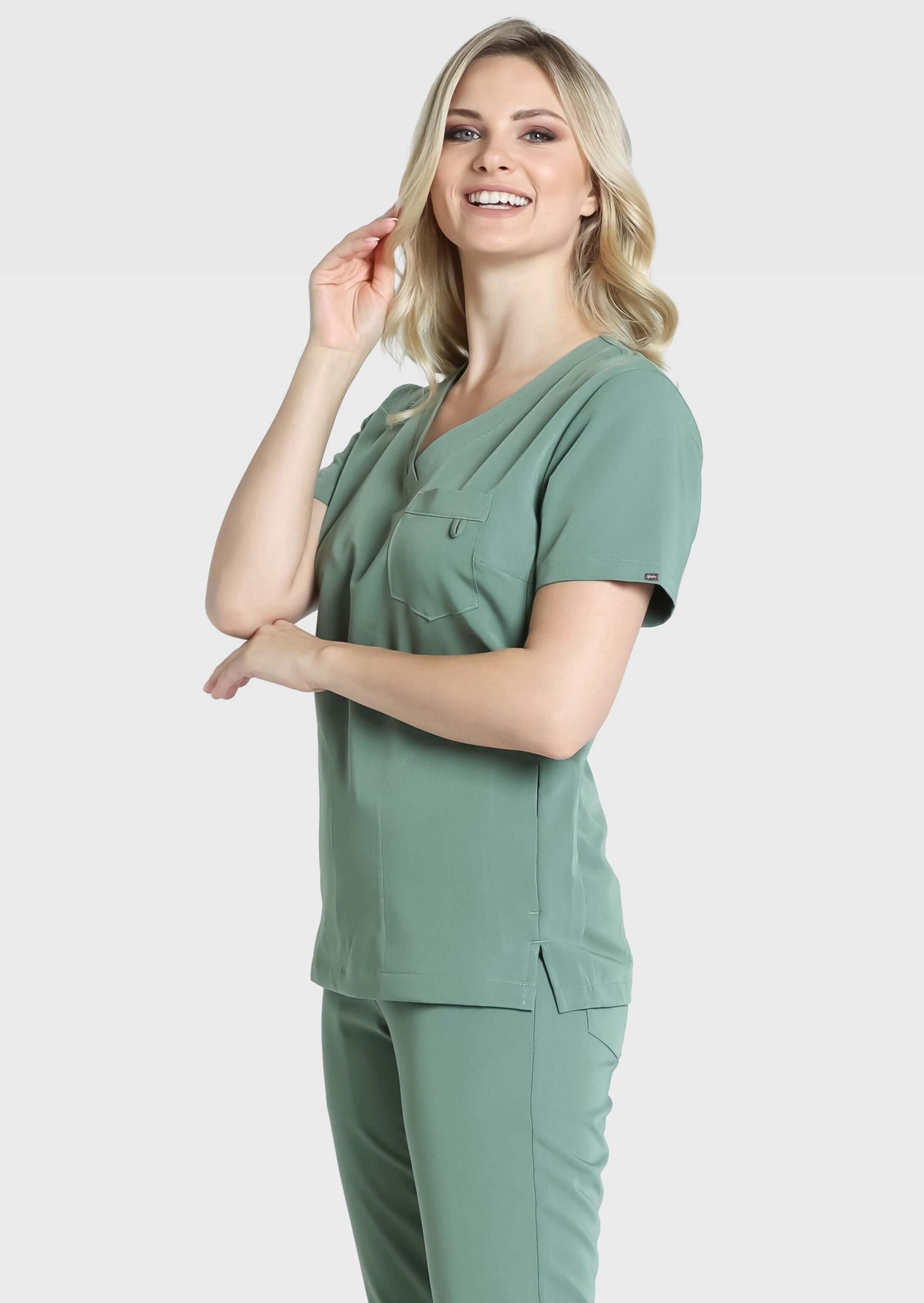 Bluza medyczna arla oliwkowa