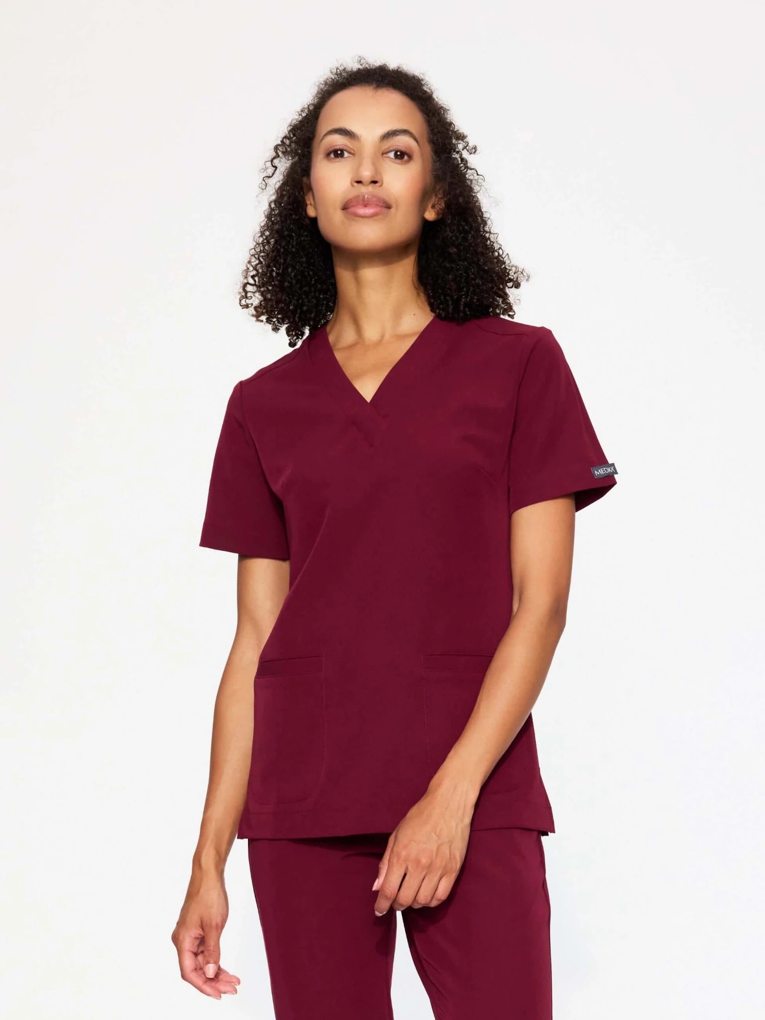 Bluza medyczna damska - MOXI cherry smoke - Medka
