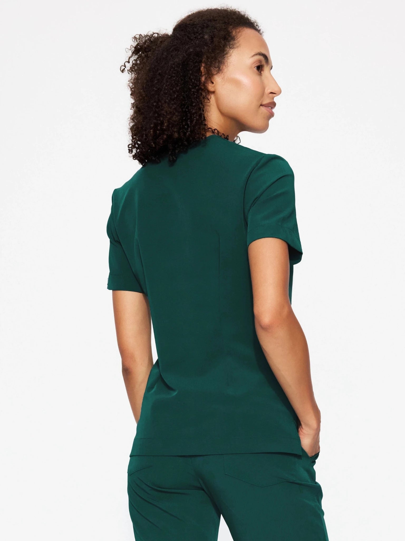 Bluza medyczna damska - MOXI emerald green - Medka
