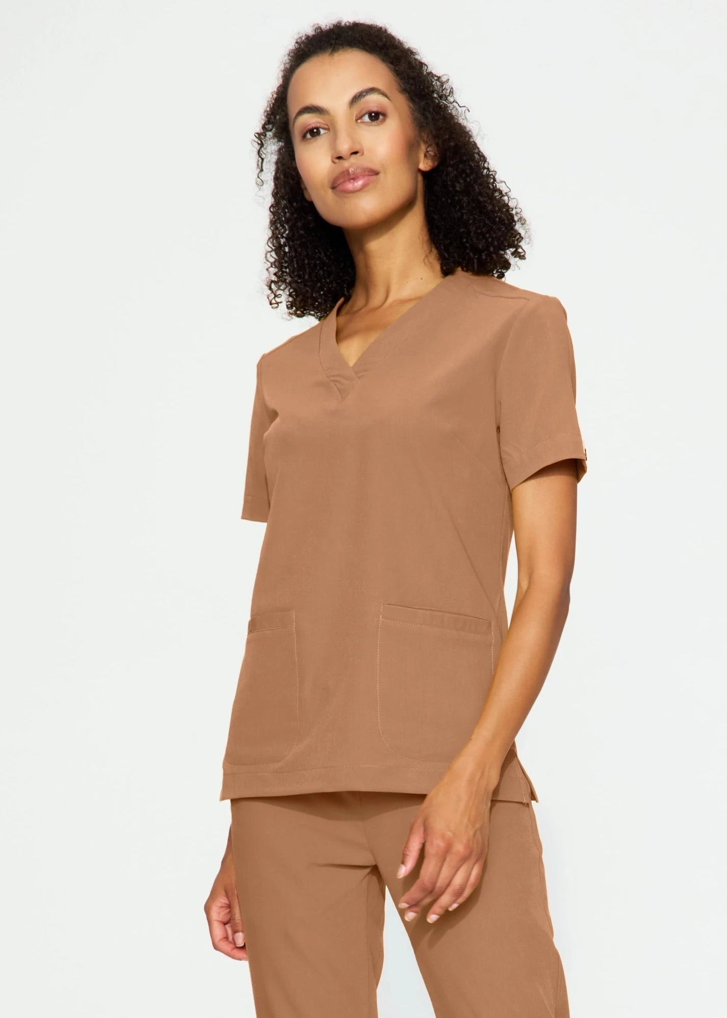 Bluza medyczna damska MOXI karmelowa