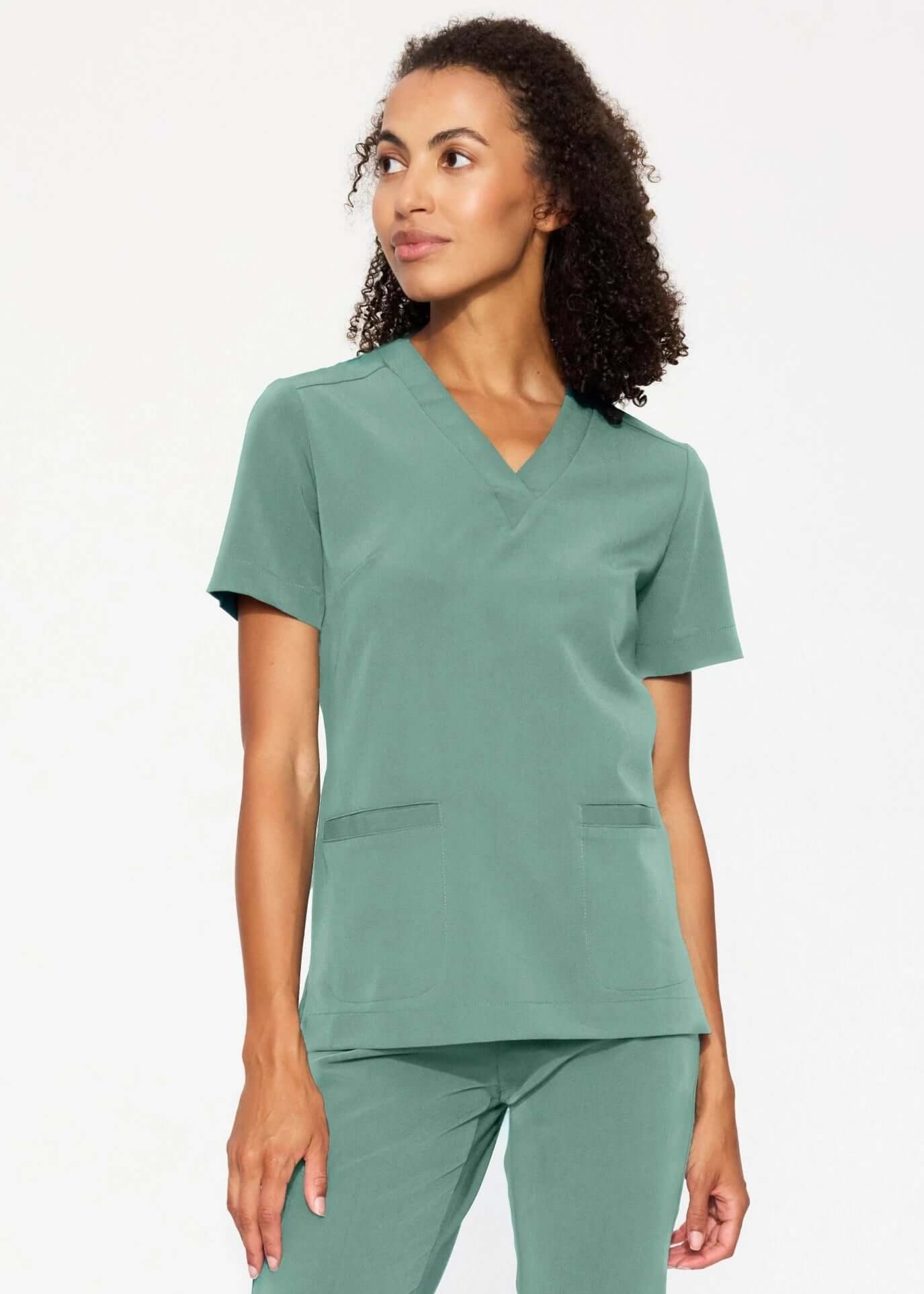 Bluza medyczna damska - MOXI oliwkowa - Medka