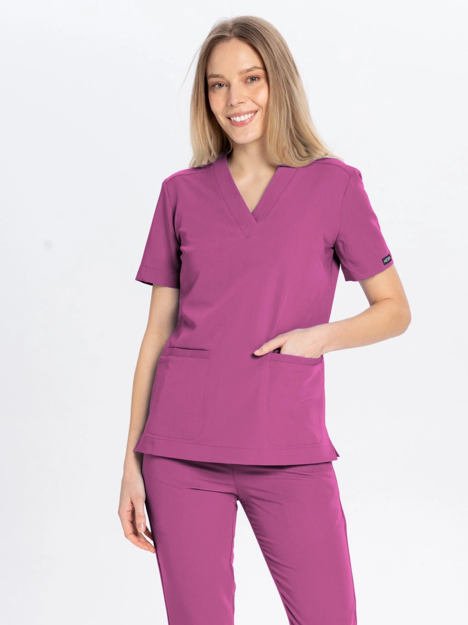 Bluza medyczna damska - MOXI roseberry - Medka