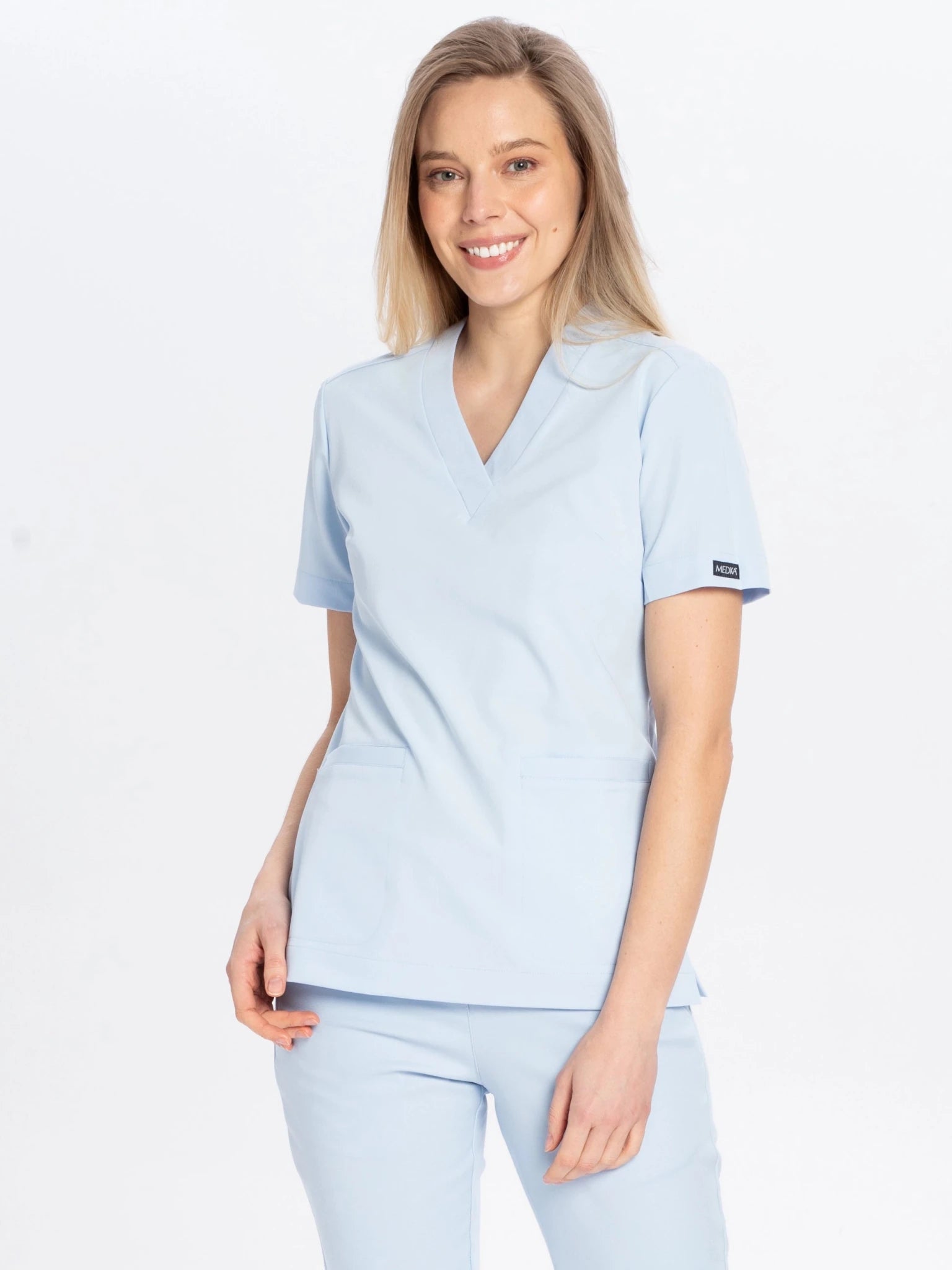 Bluza medyczna damska - MOXI sky blue - Medka