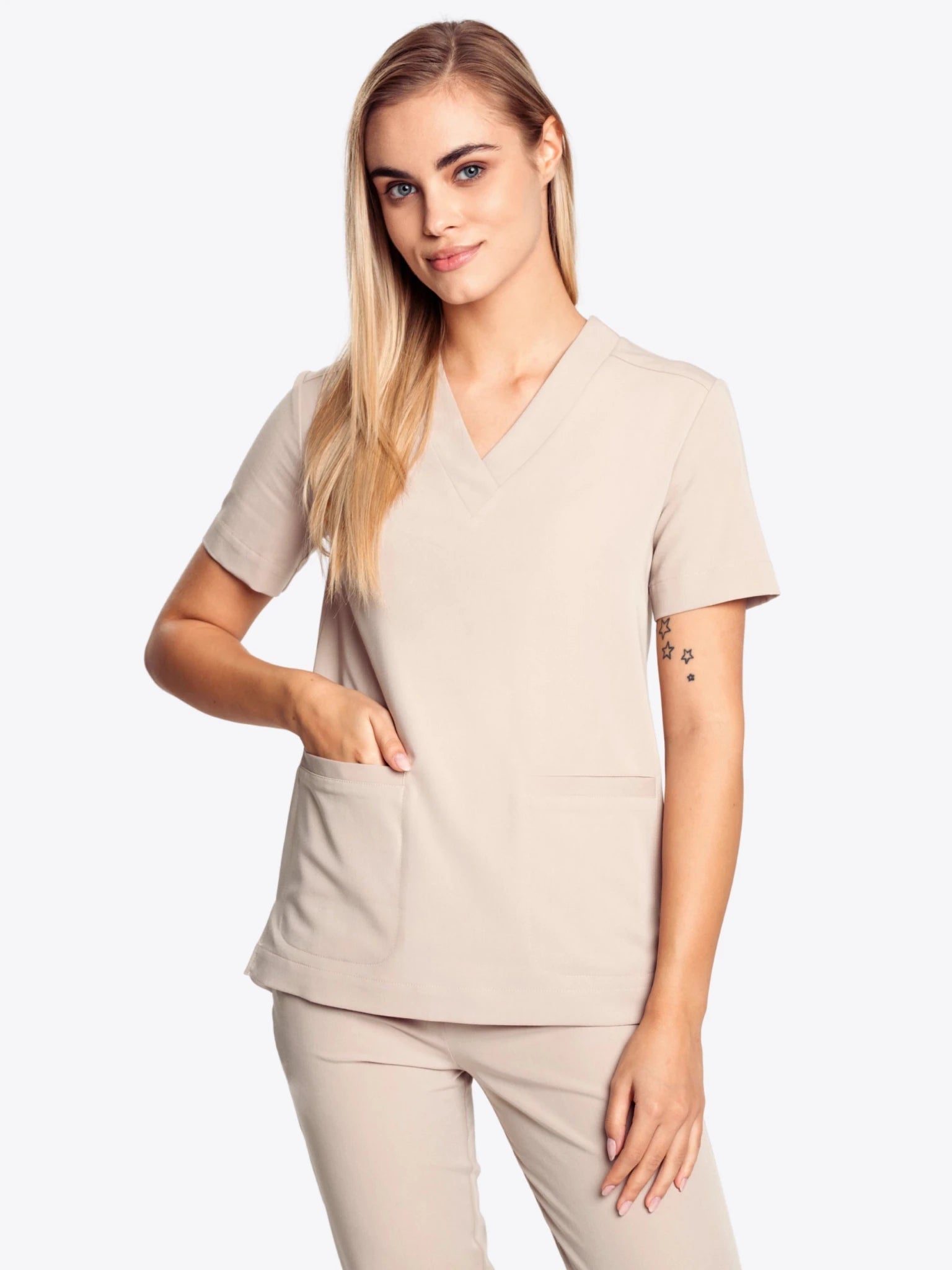 Bluza medyczna damska - MOXI vanilla - Medka