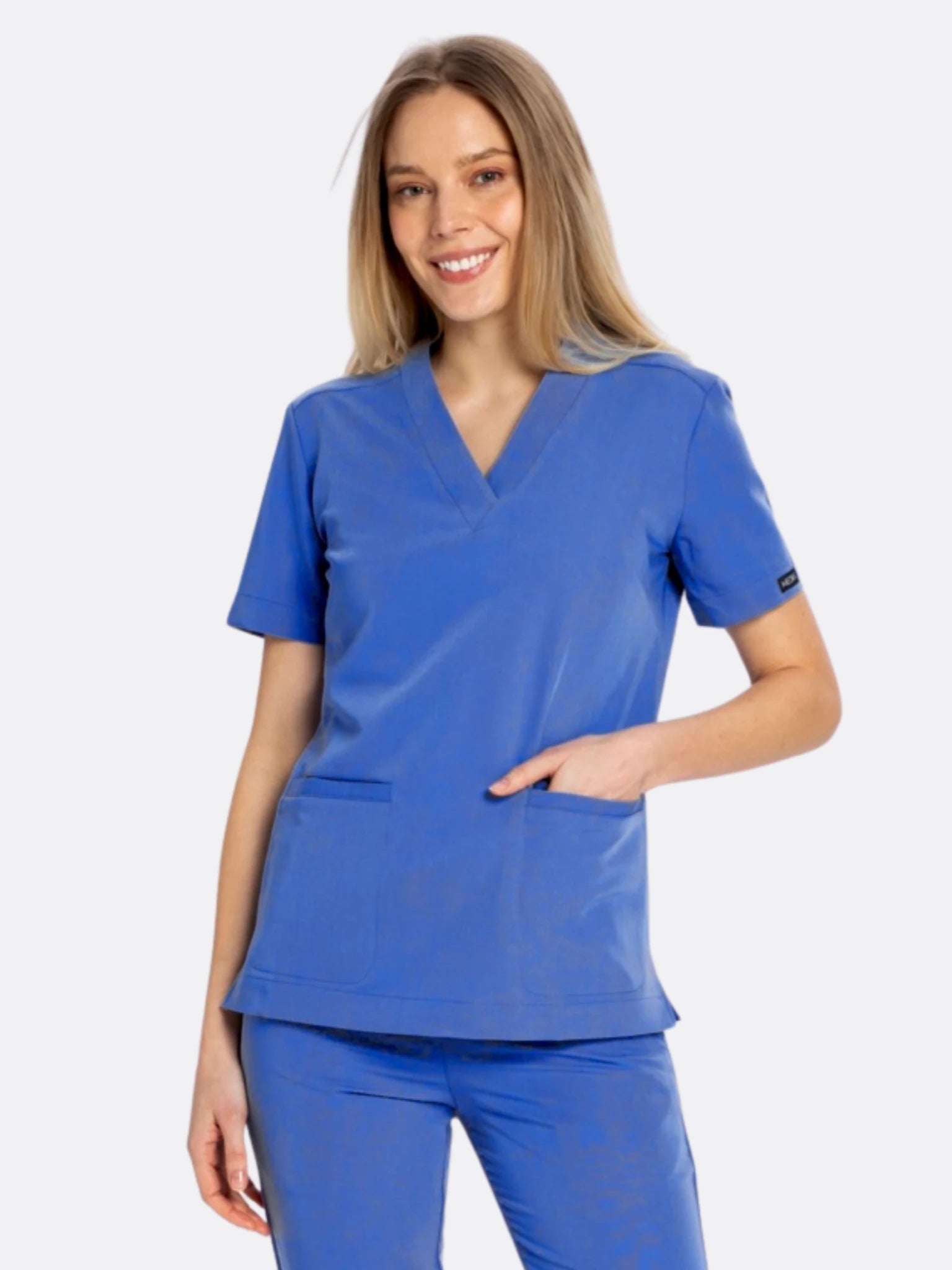 Bluza medyczna damska - MOXI vein blue - Medka