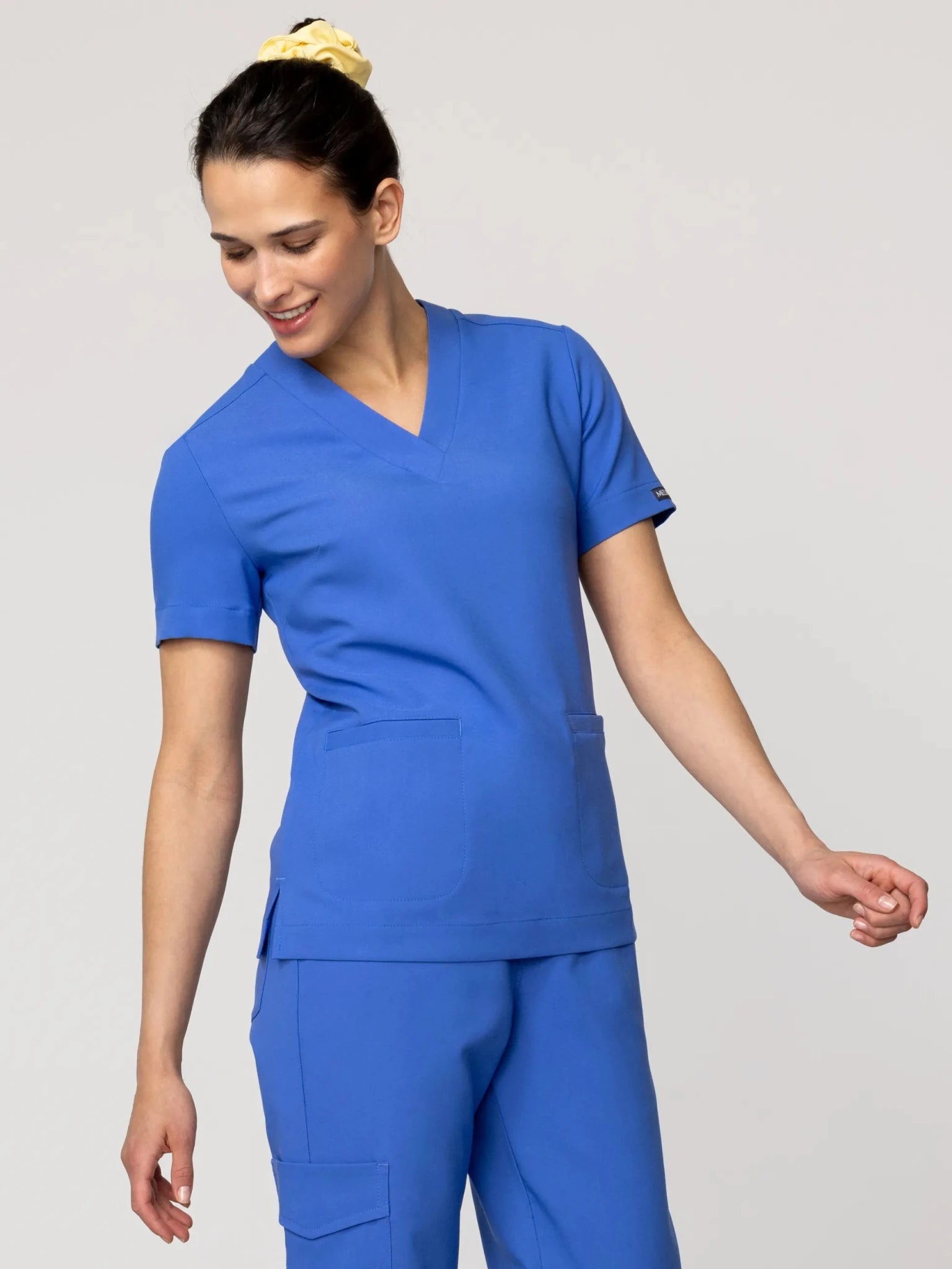 Bluza medyczna damska - MOXI vein blue - Medka