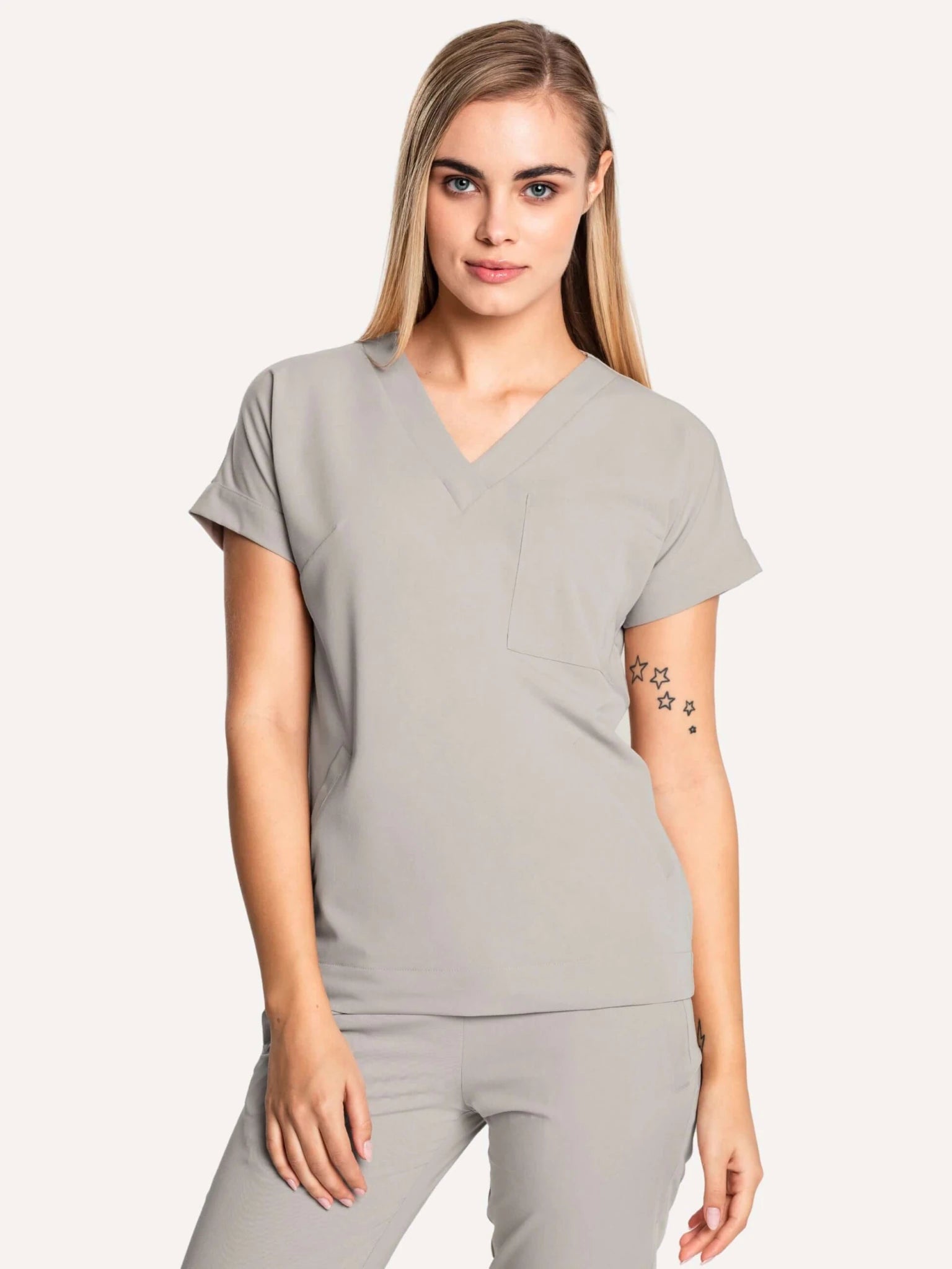Bluza medyczna damska - WELT beżowa - Medka