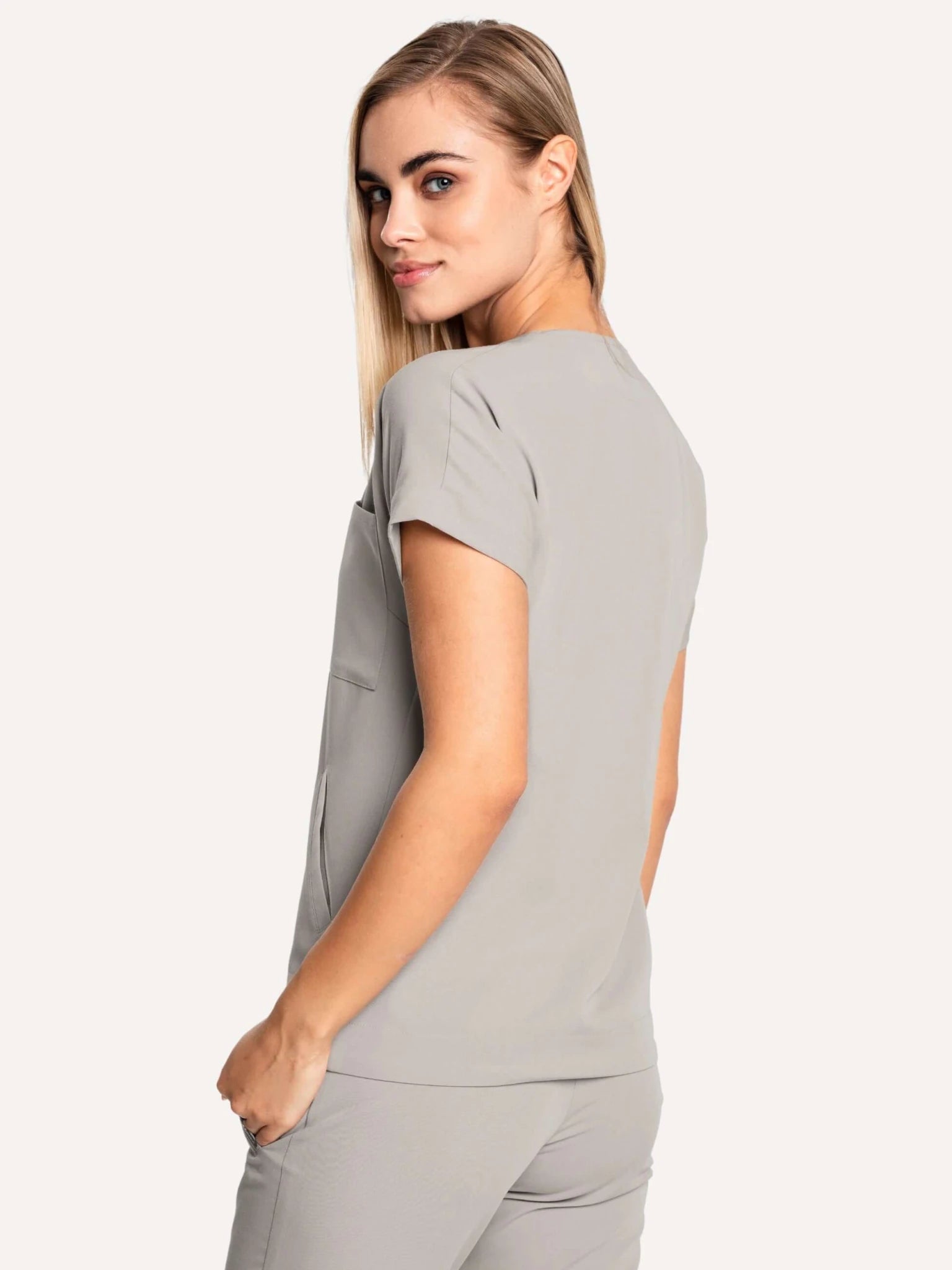 Bluza medyczna damska - WELT beżowa - Medka