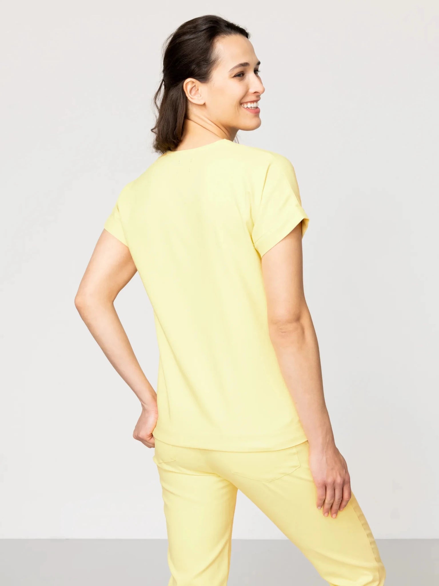 Bluza medyczna damska - WELT butter yellow - Medka