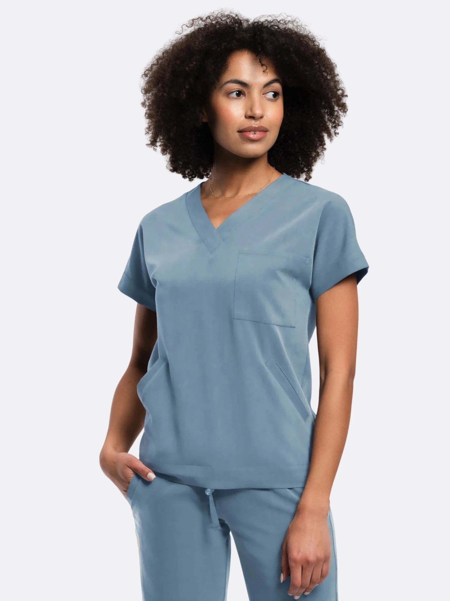 Bluza medyczna damska - WELT candy blue - Medka
