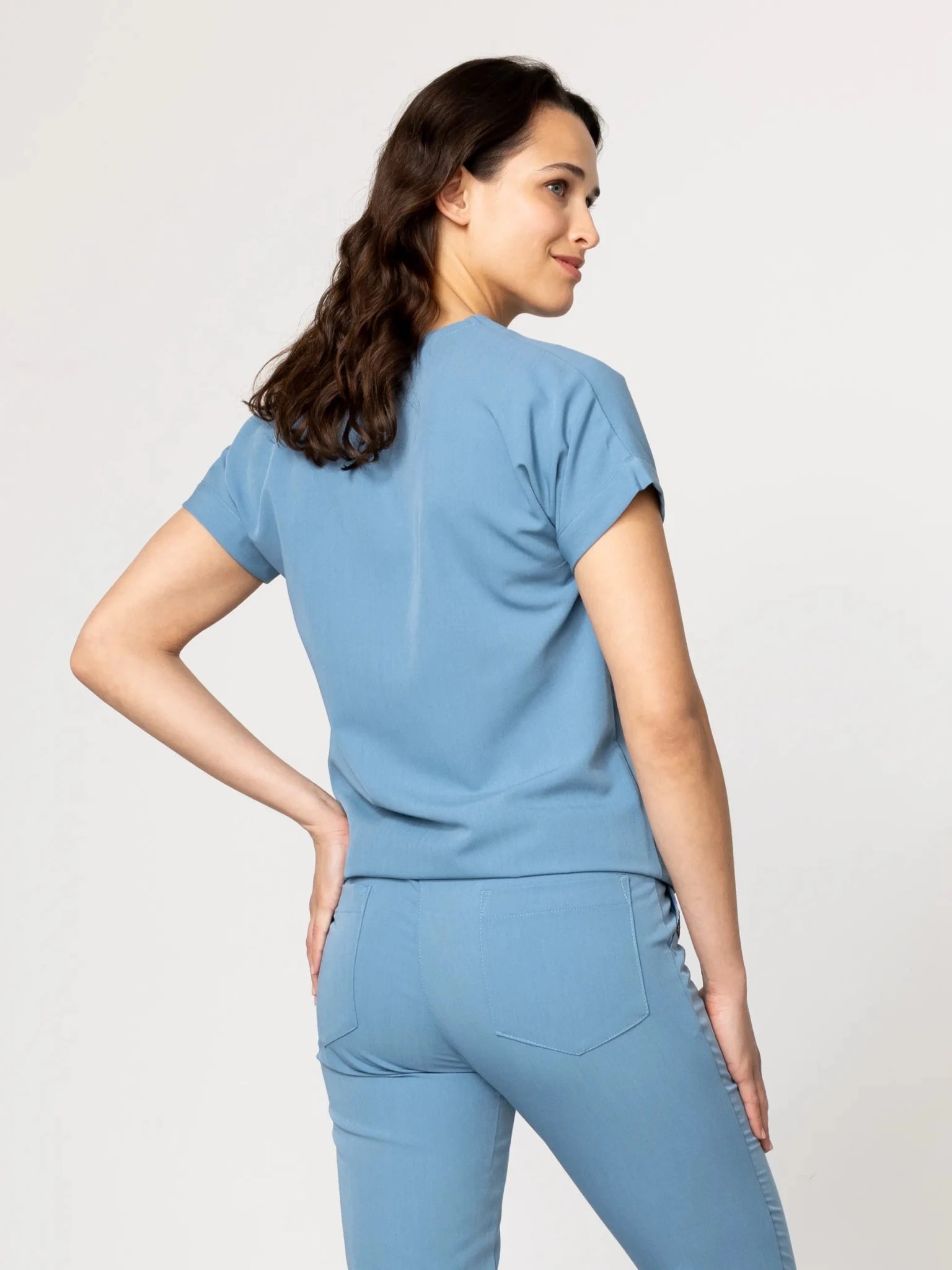 Bluza medyczna damska - WELT candy blue - Medka