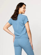 Bluza medyczna damska - WELT candy blue - Medka