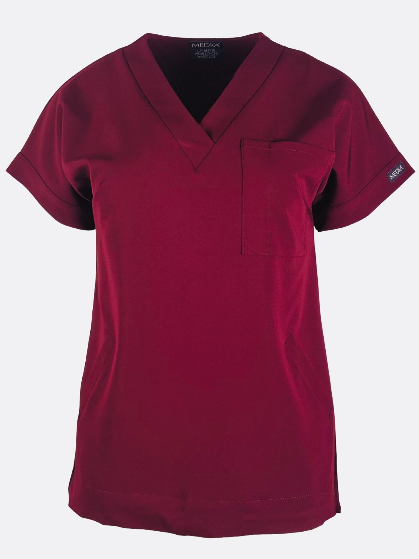 Bluza medyczna damska - WELT cherry smoke - Medka