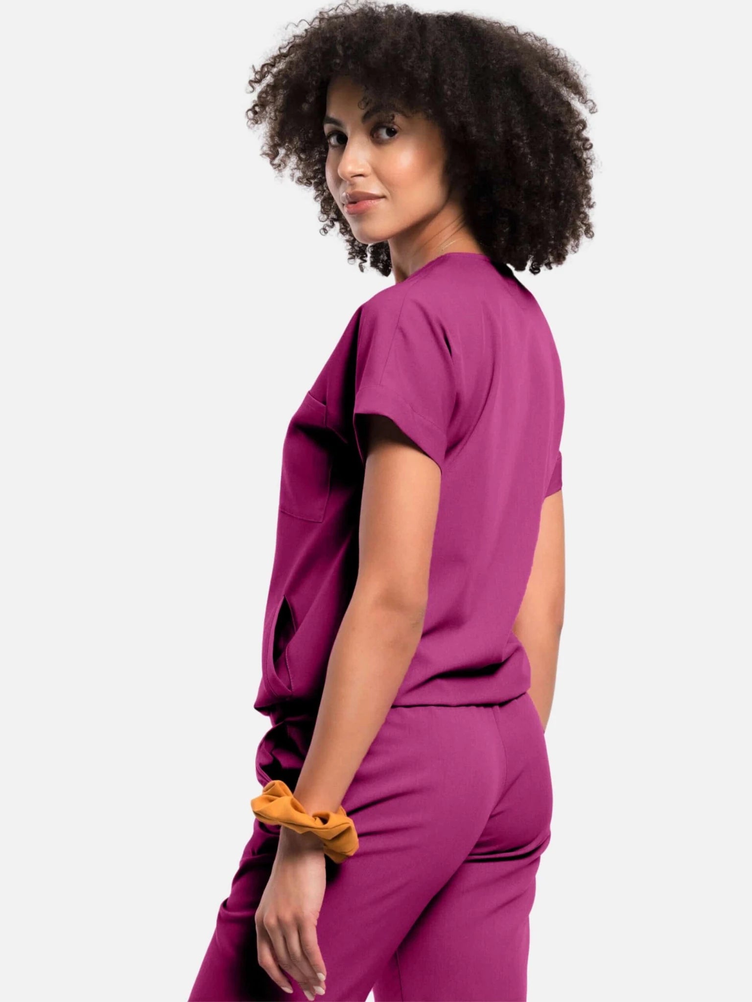 Bluza medyczna damska - WELT deep rose - Medka