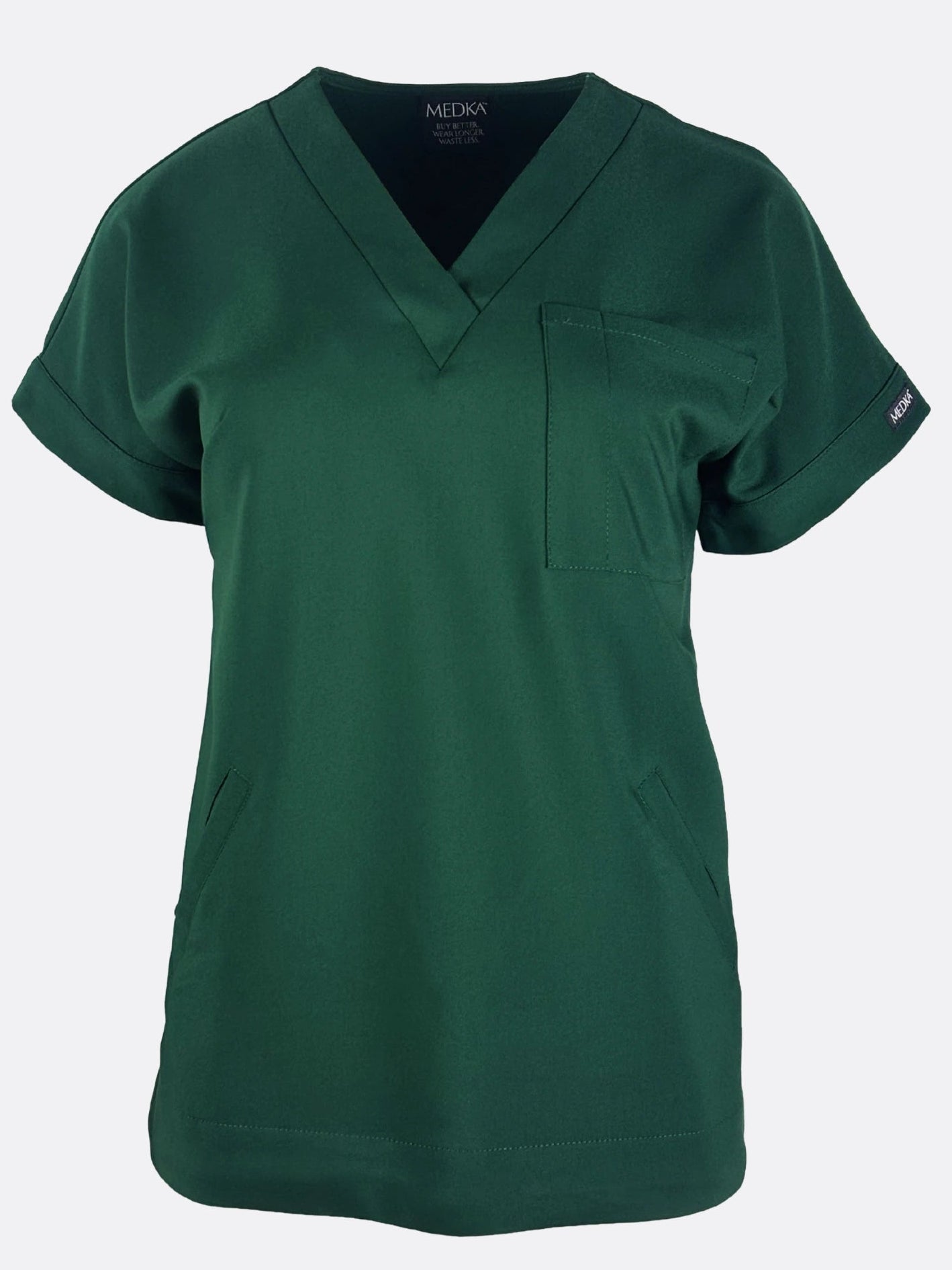 Bluza medyczna damska - WELT emerald green - Medka