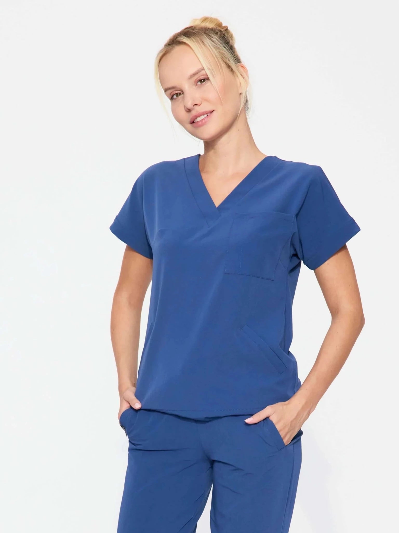 Bluza medyczna damska - WELT indygo - Medka