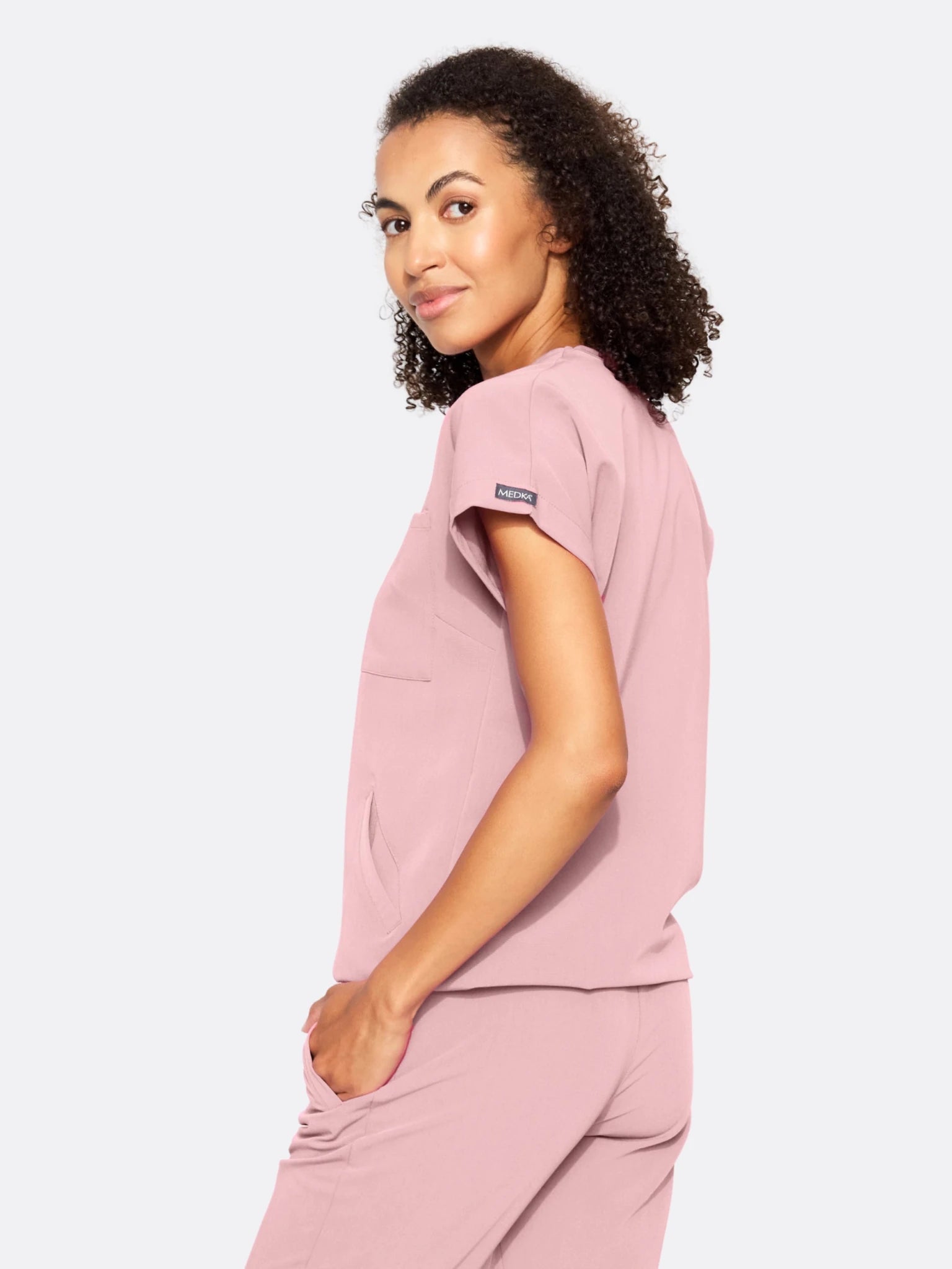 Bluza medyczna damska - WELT misty rose - Medka