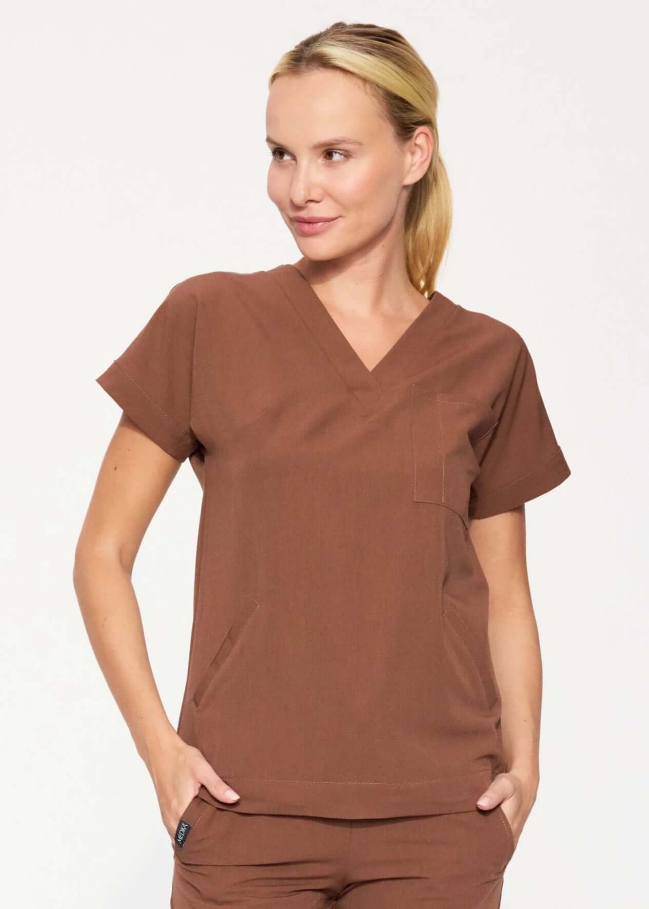 Bluza medyczna damska WELT tabaka