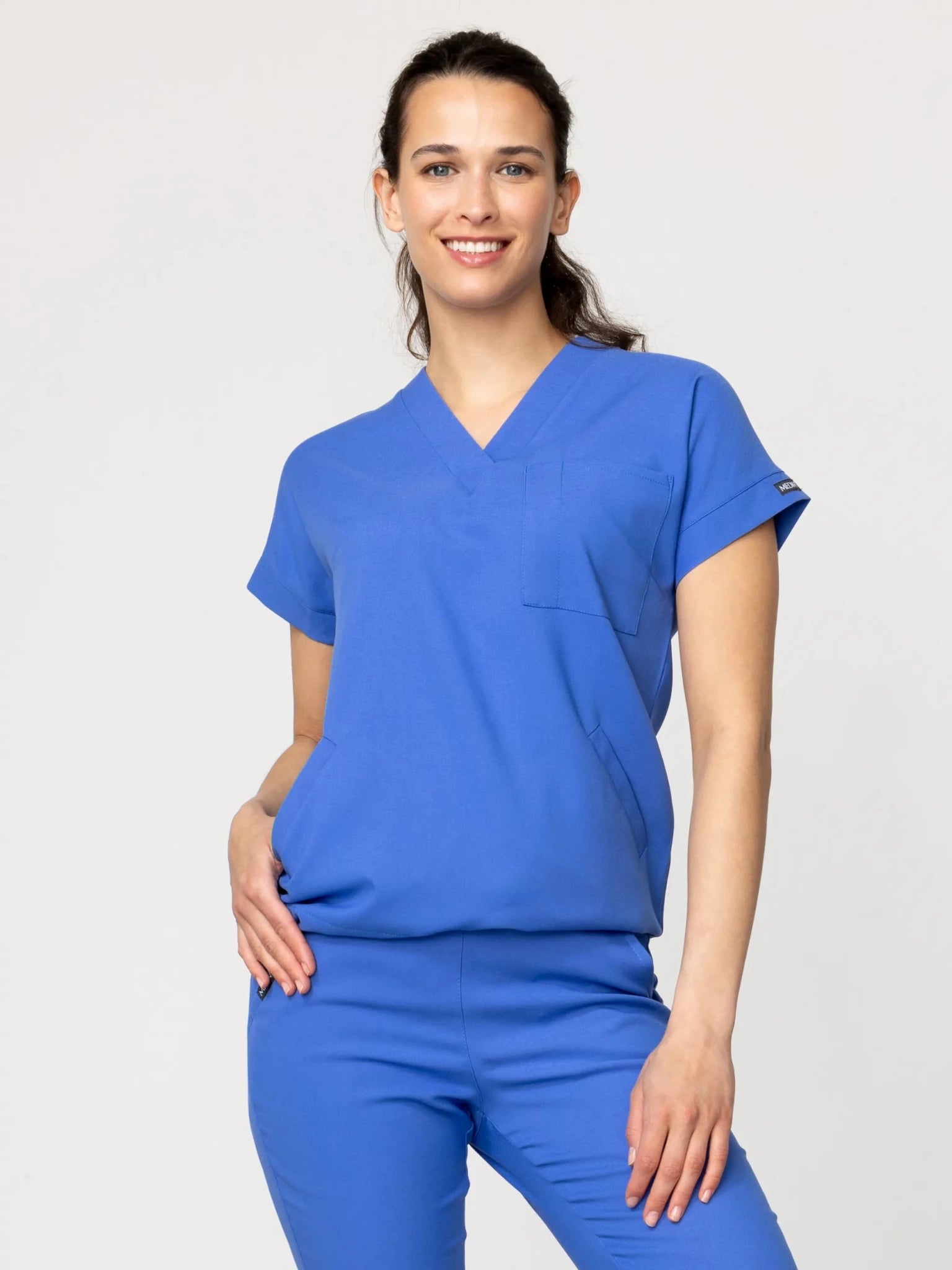 Bluza medyczna damska - WELT vein blue - Medka