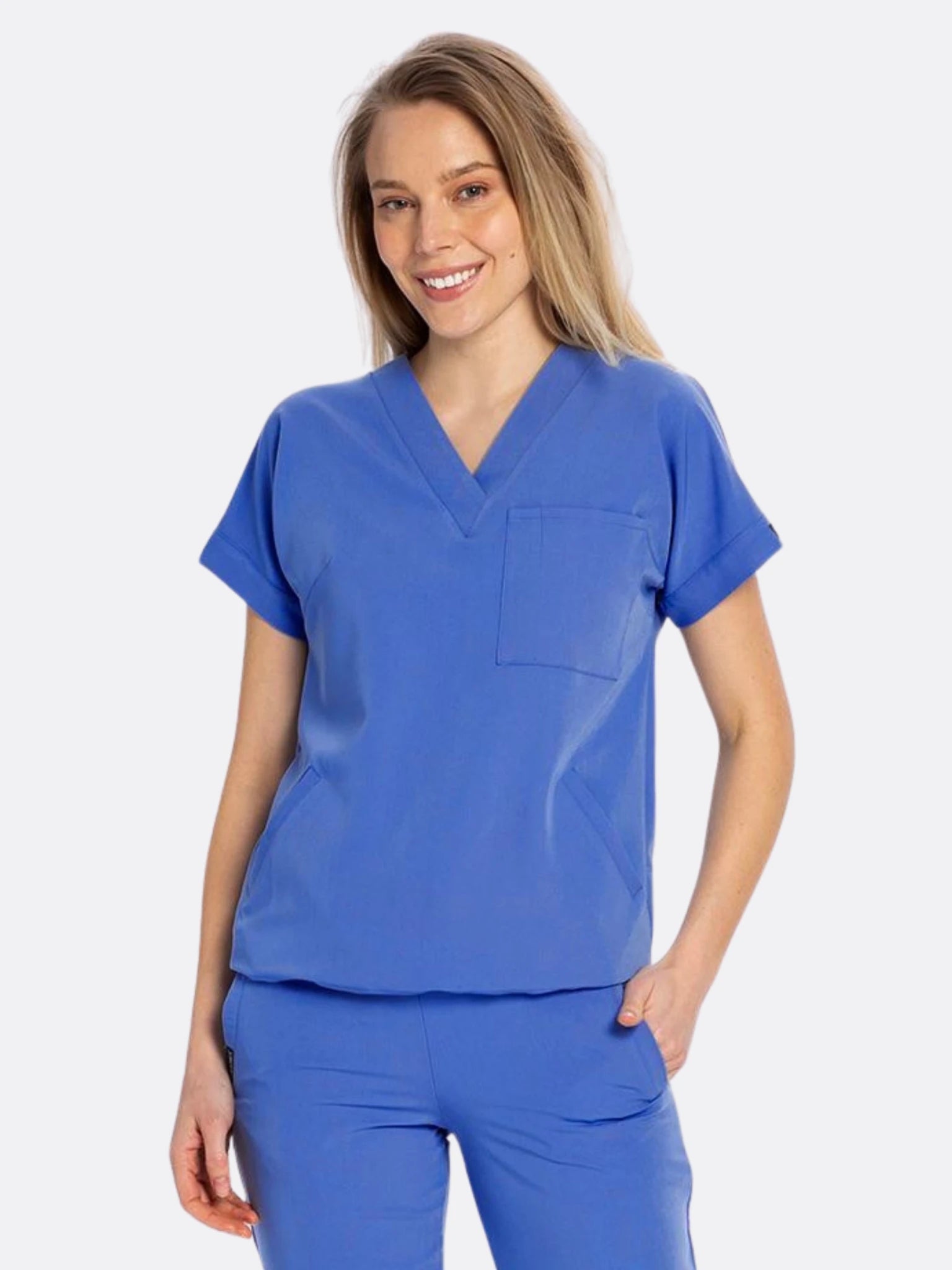Bluza medyczna damska - WELT vein blue - Medka