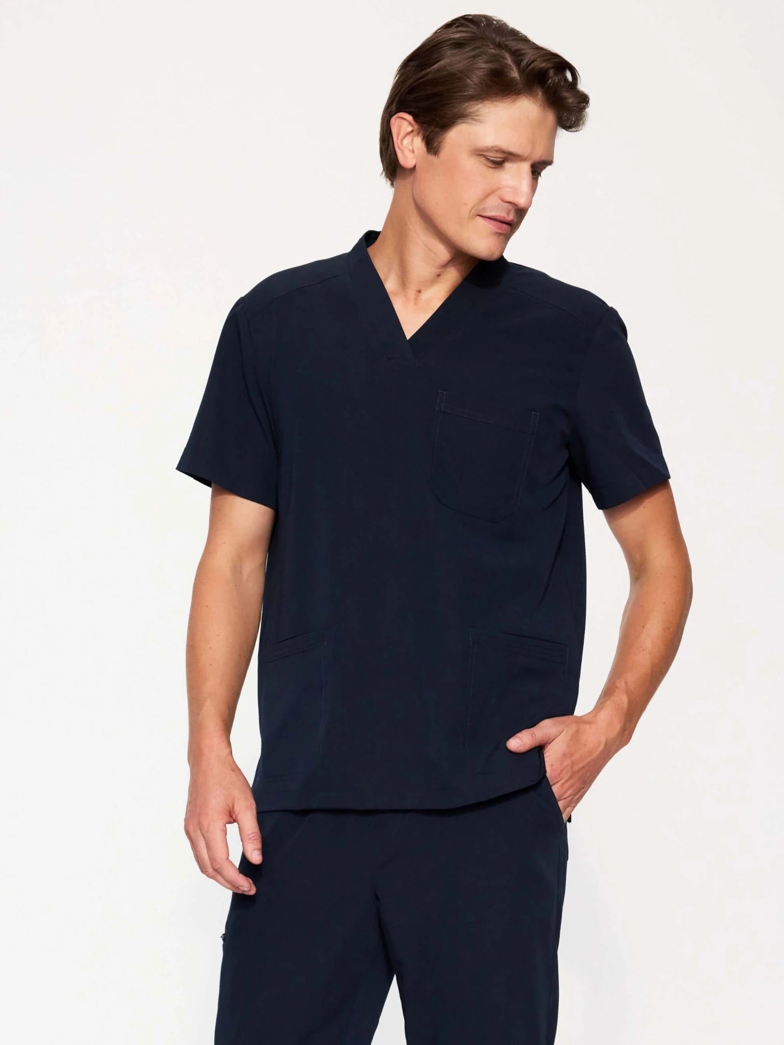 Bluza medyczna męska - AXIS navy blue - Medka